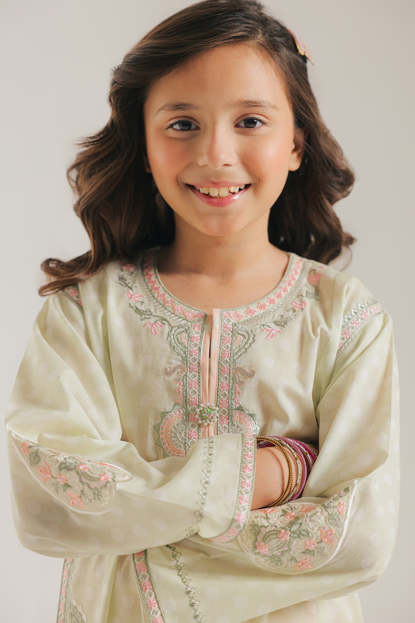 EMBROIDERED SUIT (E0994/404/720 E0994/304/720)