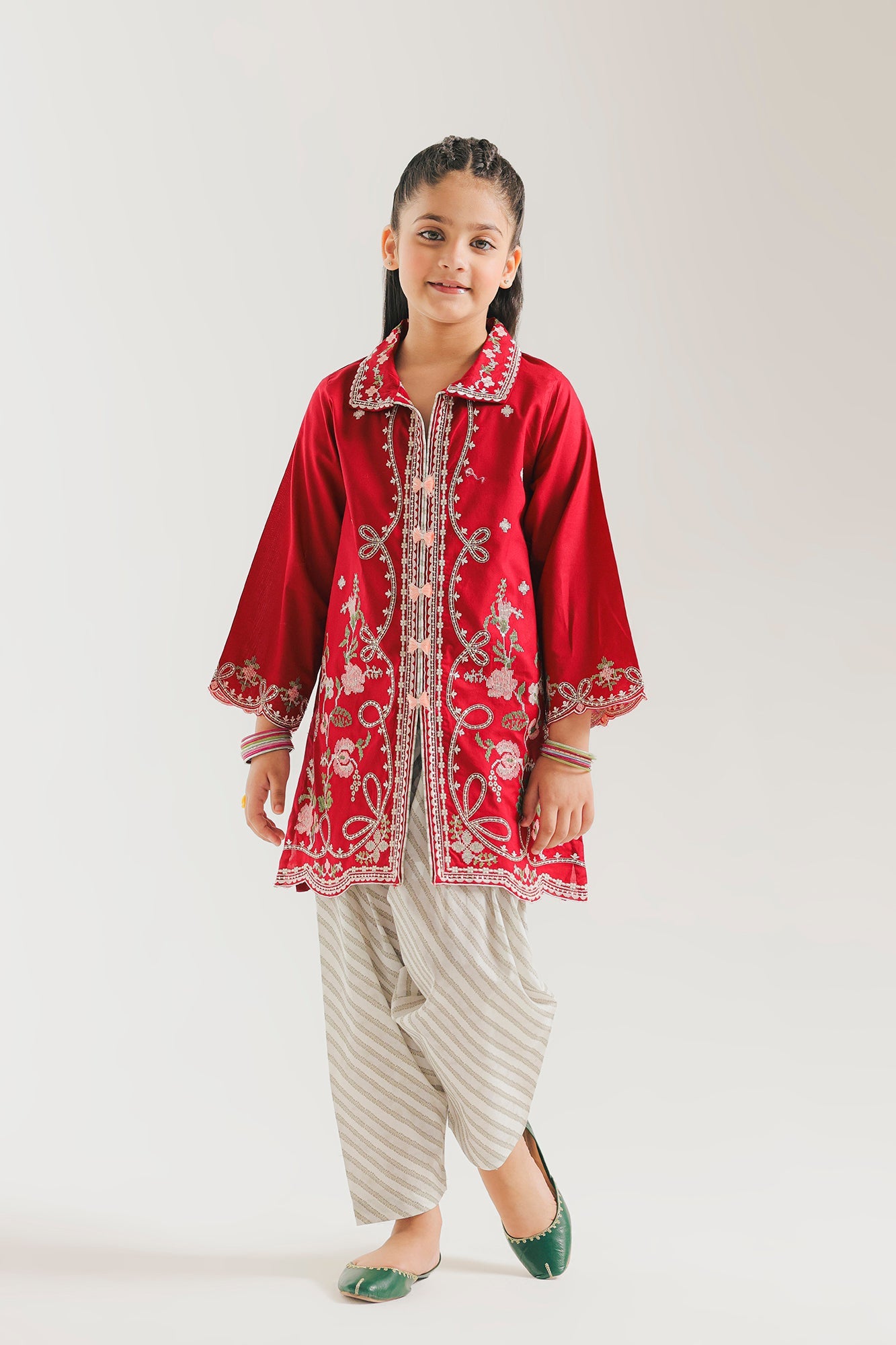 EMBROIDERED SUIT (E1001/404/305 E1001/304/305)