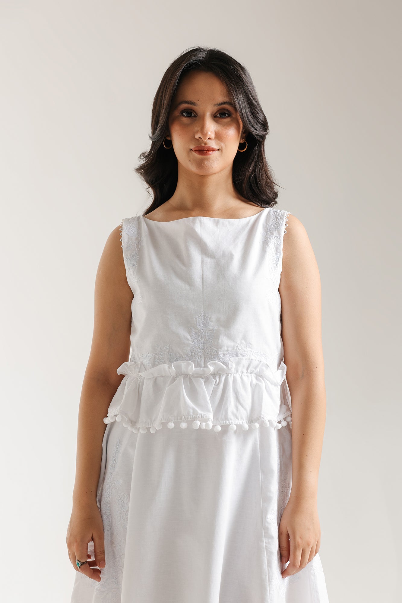 EMBROIDERED DRESS (E1012/101/001)