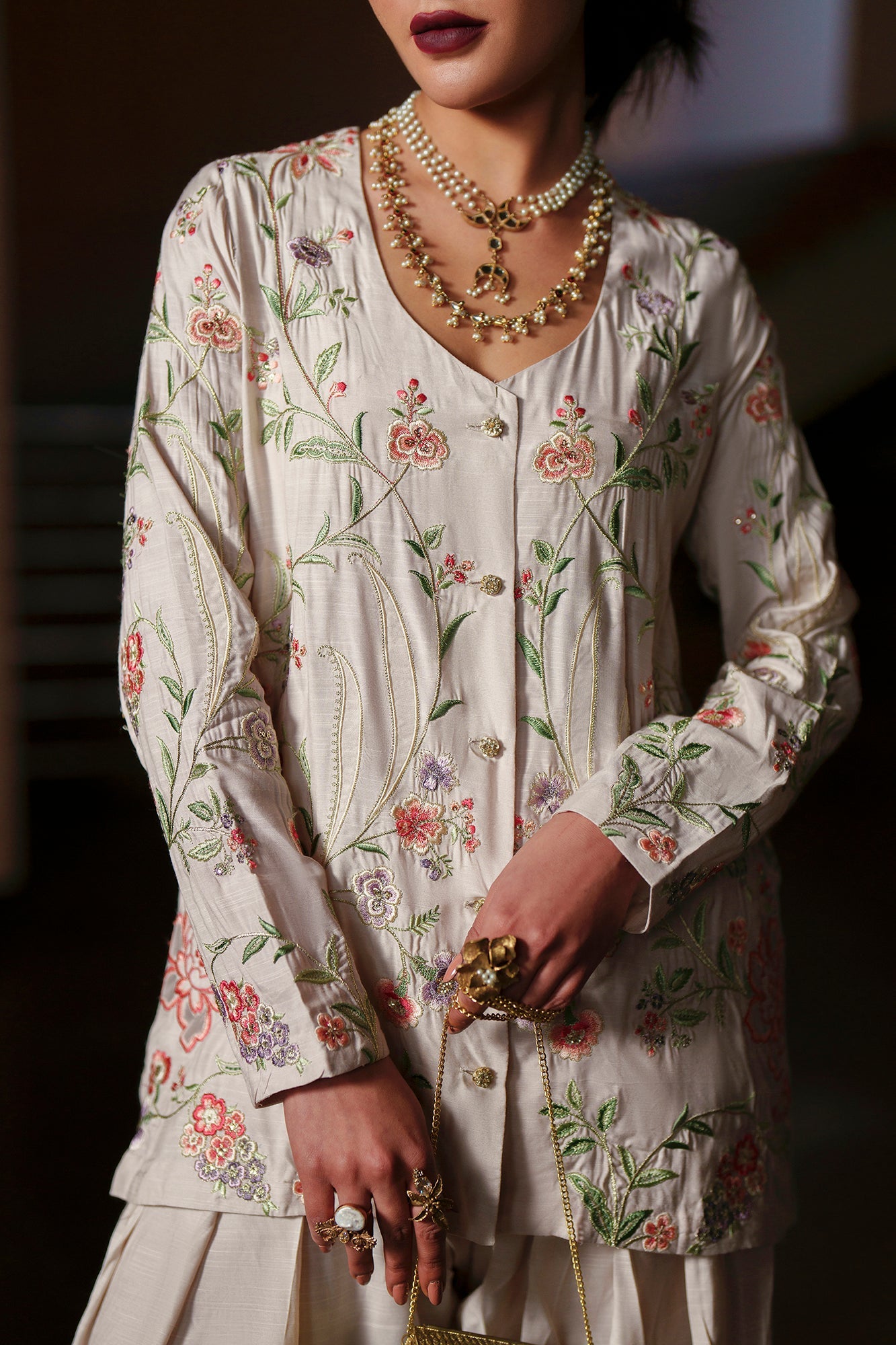 EMBROIDERED SUIT (E1016/104/004)