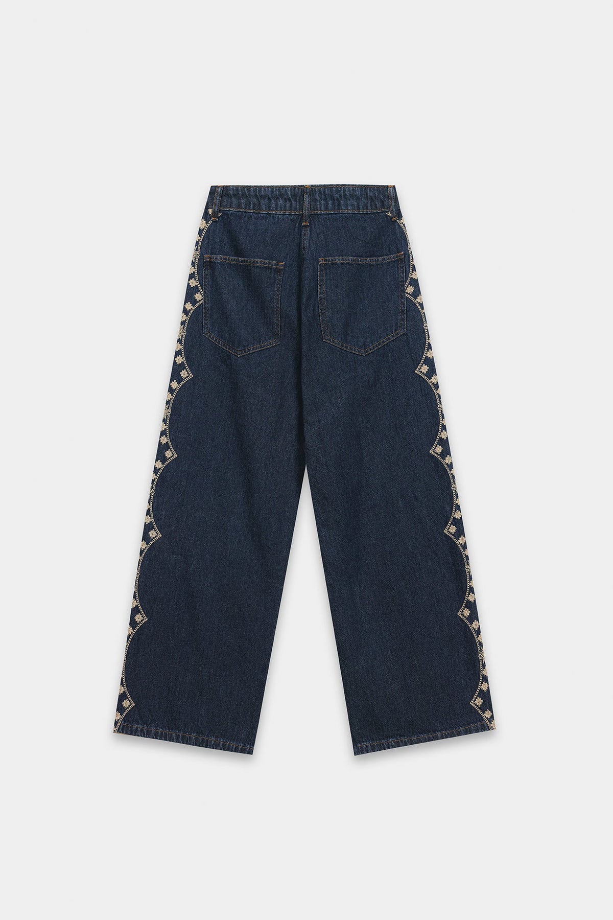EMBROIDERED JEANS (E1027/101/622)