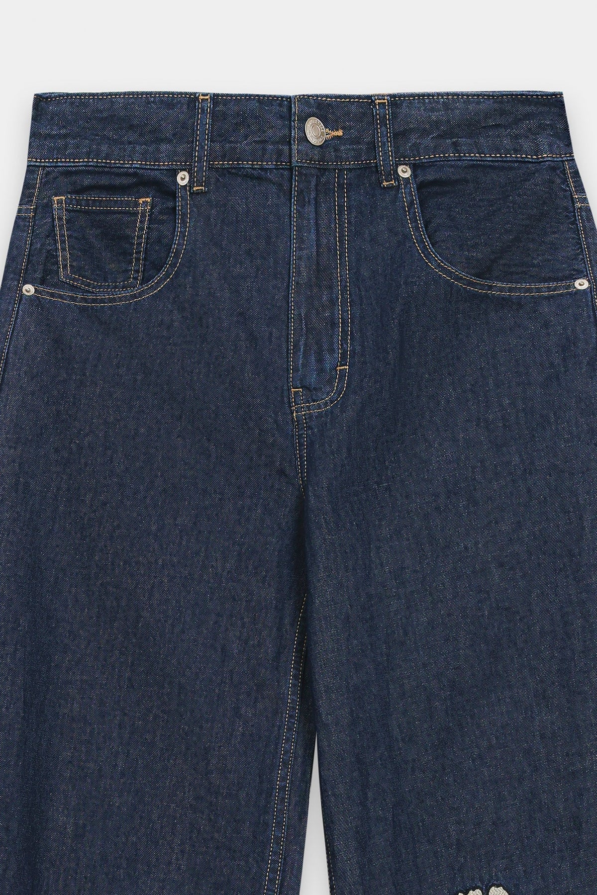 EMBROIDERED JEANS (E1028/101/622)