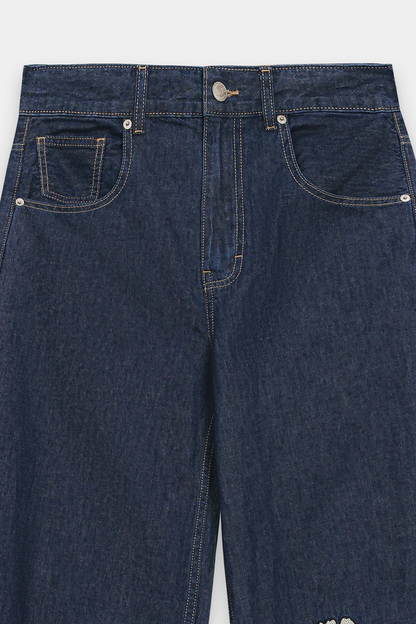 EMBROIDERED JEANS (E1028/101/622)