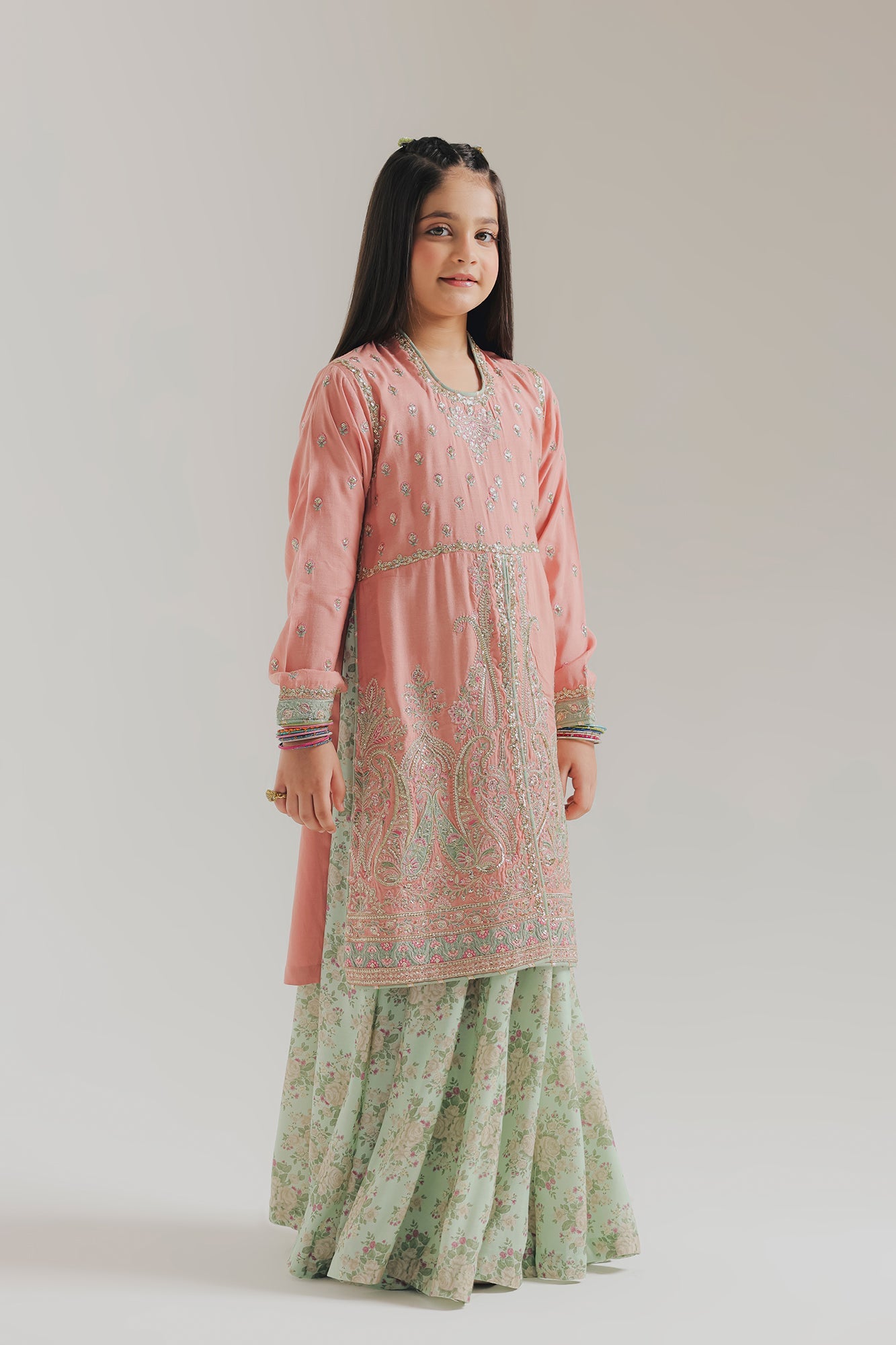 EMBROIDERED SUIT (E1056/404/424)