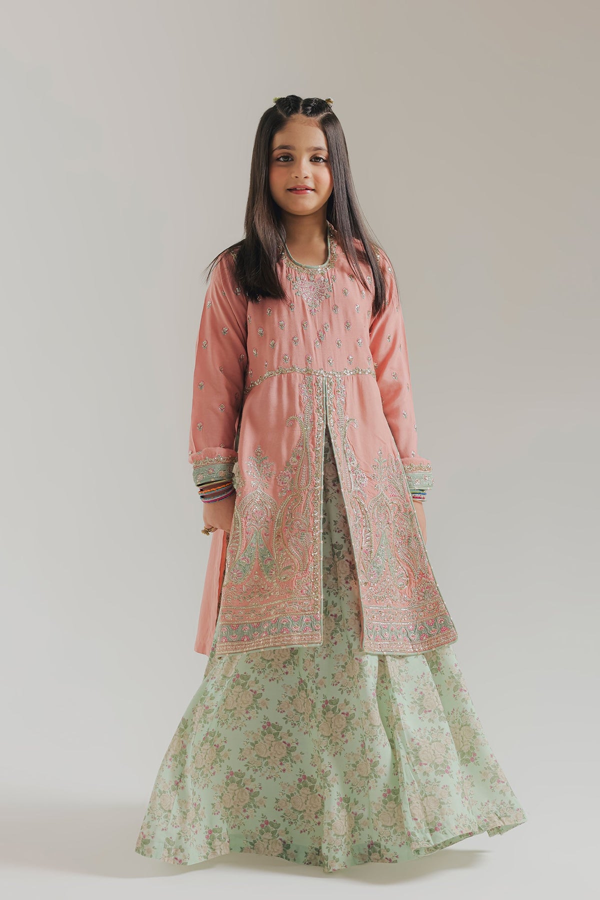 EMBROIDERED SUIT (E1056/404/424)