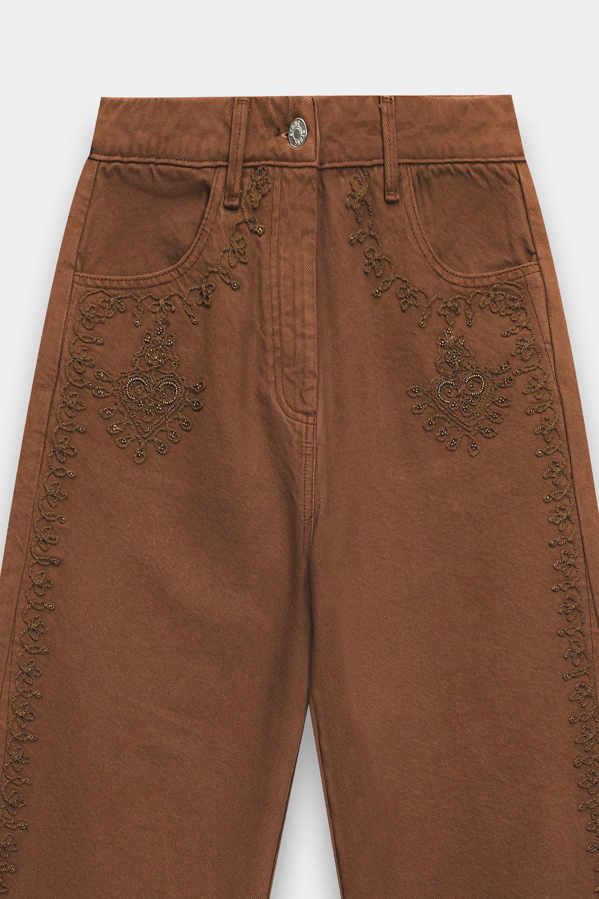 EMBROIDERED JEANS (E1058/101/821)
