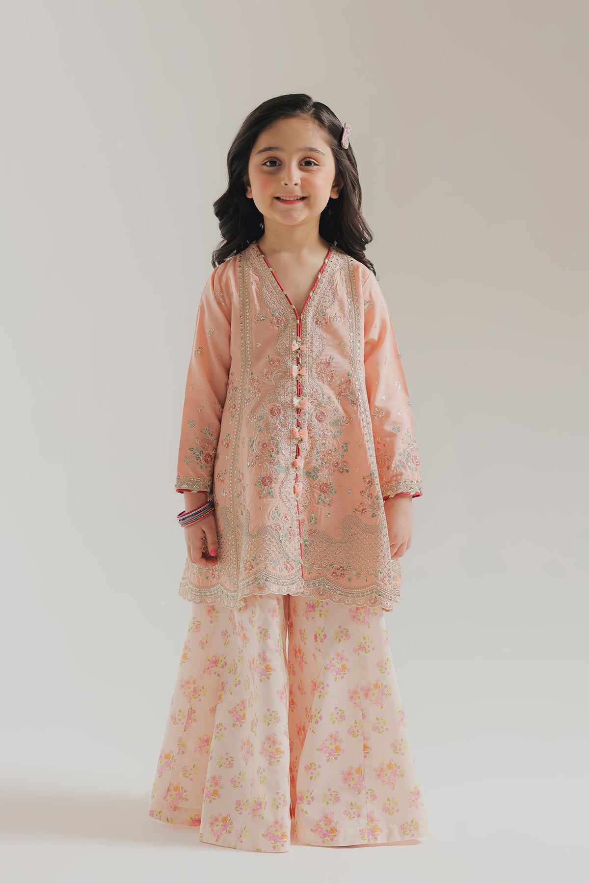 EMBROIDERED SUIT (E1064-404-413 E1064-304-413)