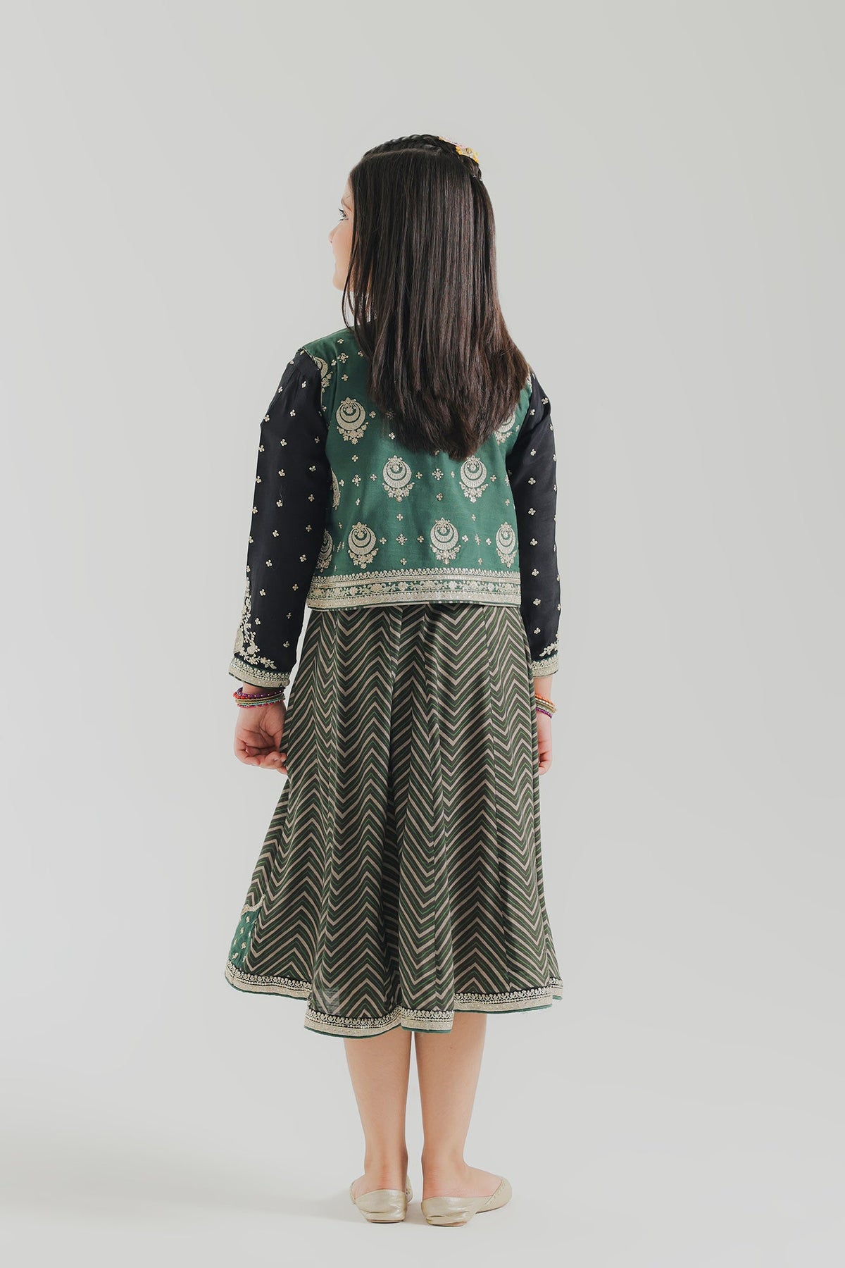 EMBROIDERED SUIT (E1069-404-707 E1069-304-707)