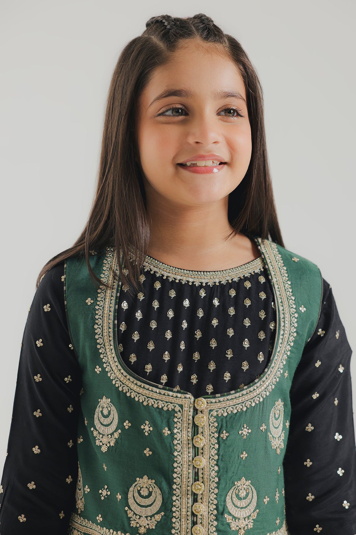 EMBROIDERED SUIT (E1069-404-707 E1069-304-707)