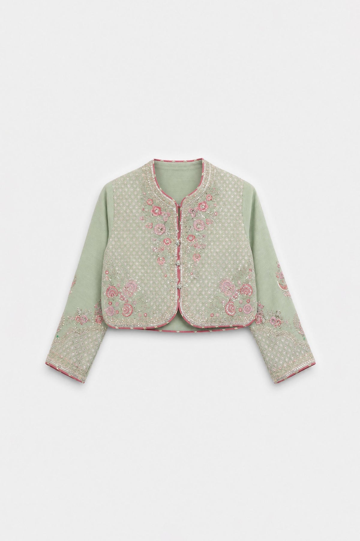 EMBROIDERED SUIT (E1074-404-130 E1074-304-130)