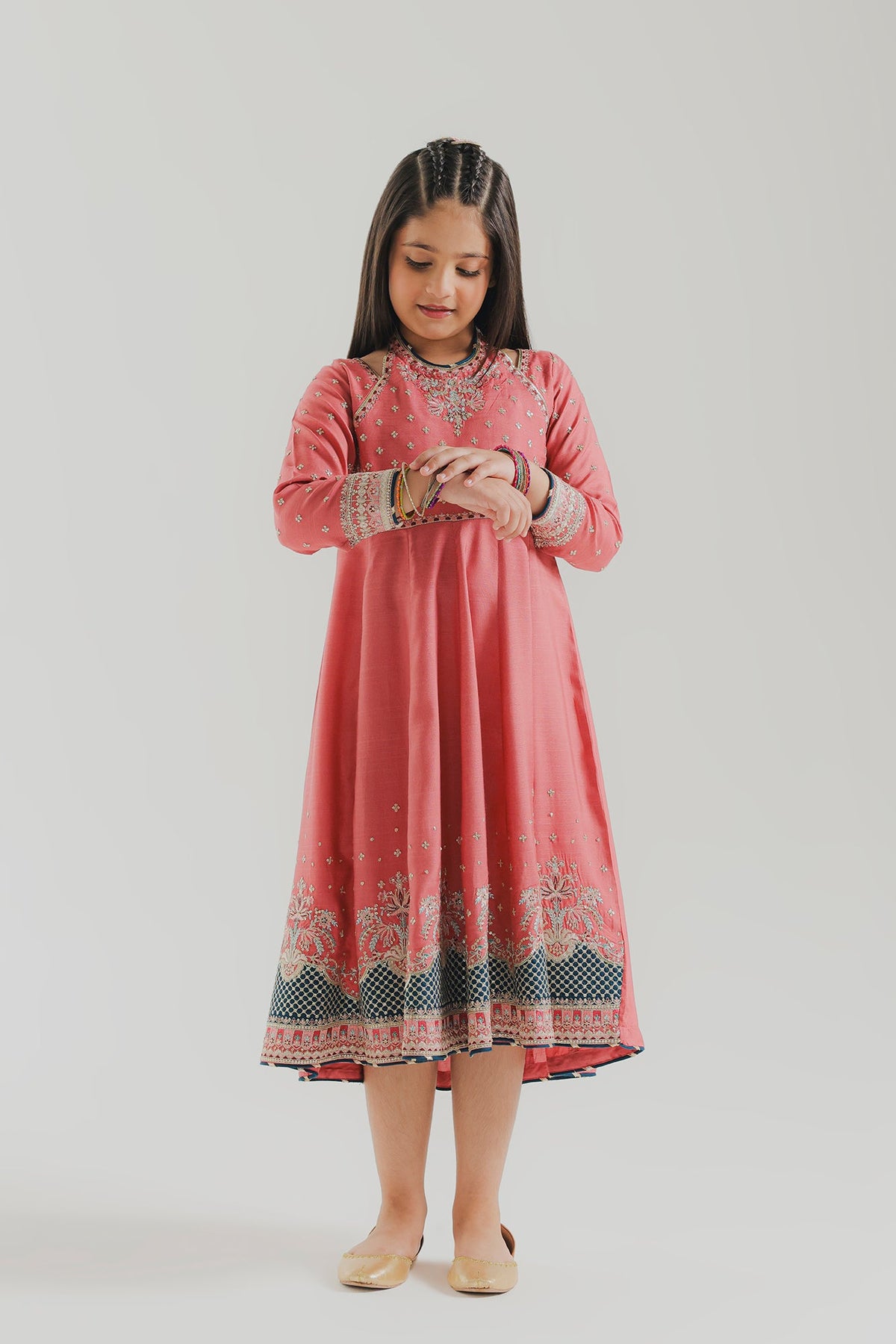 EMBROIDERED DRESS (E1079-404-422 E1079-304-422)