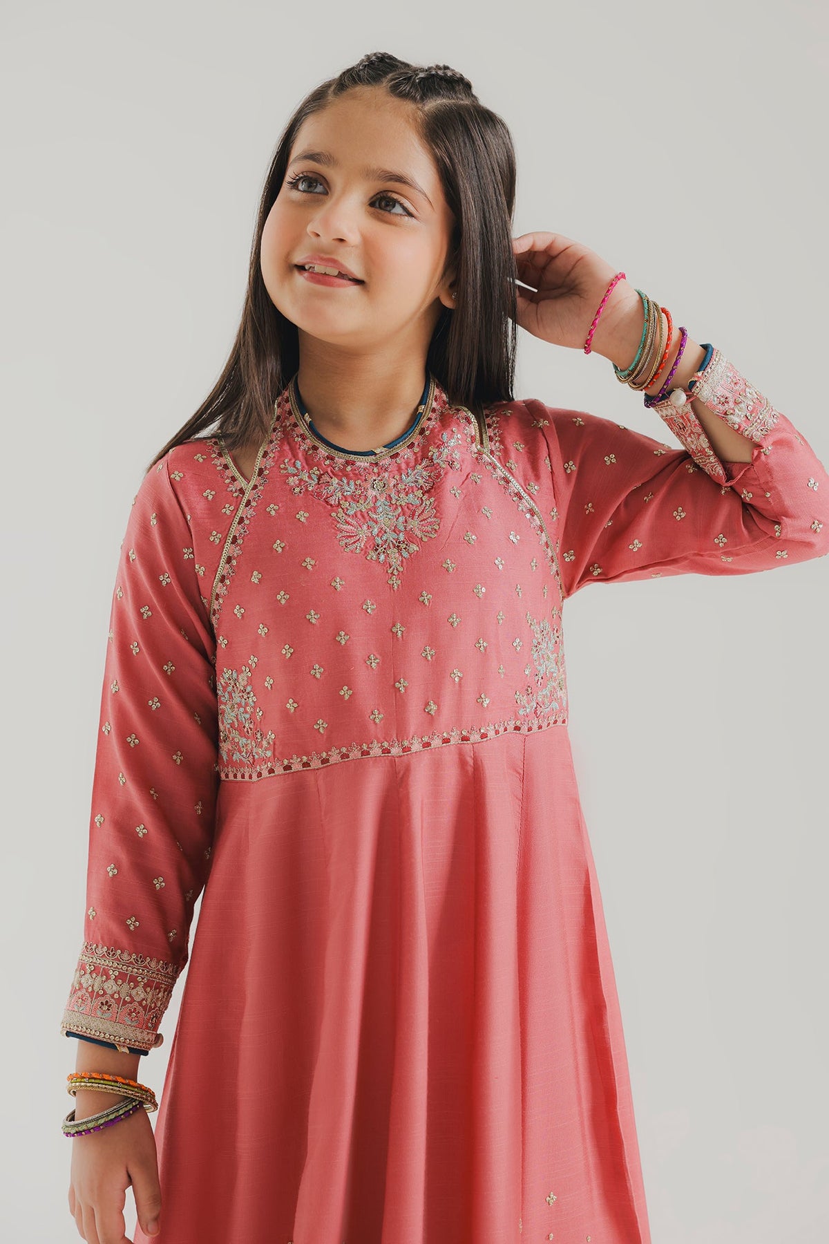 EMBROIDERED DRESS (E1079-404-422 E1079-304-422)
