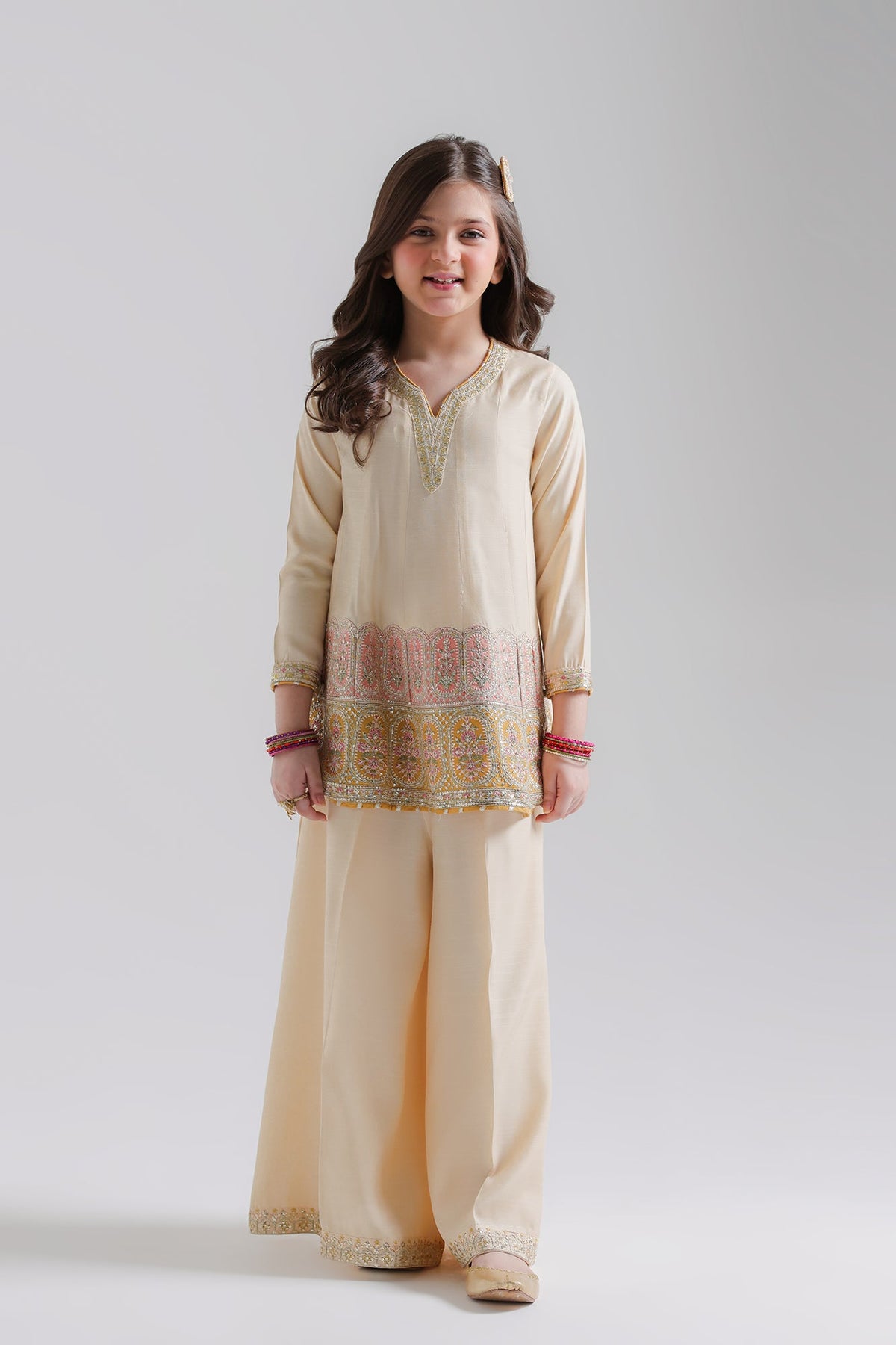 EMBROIDERED SUIT (E1083-404-004 E1083-304-004)