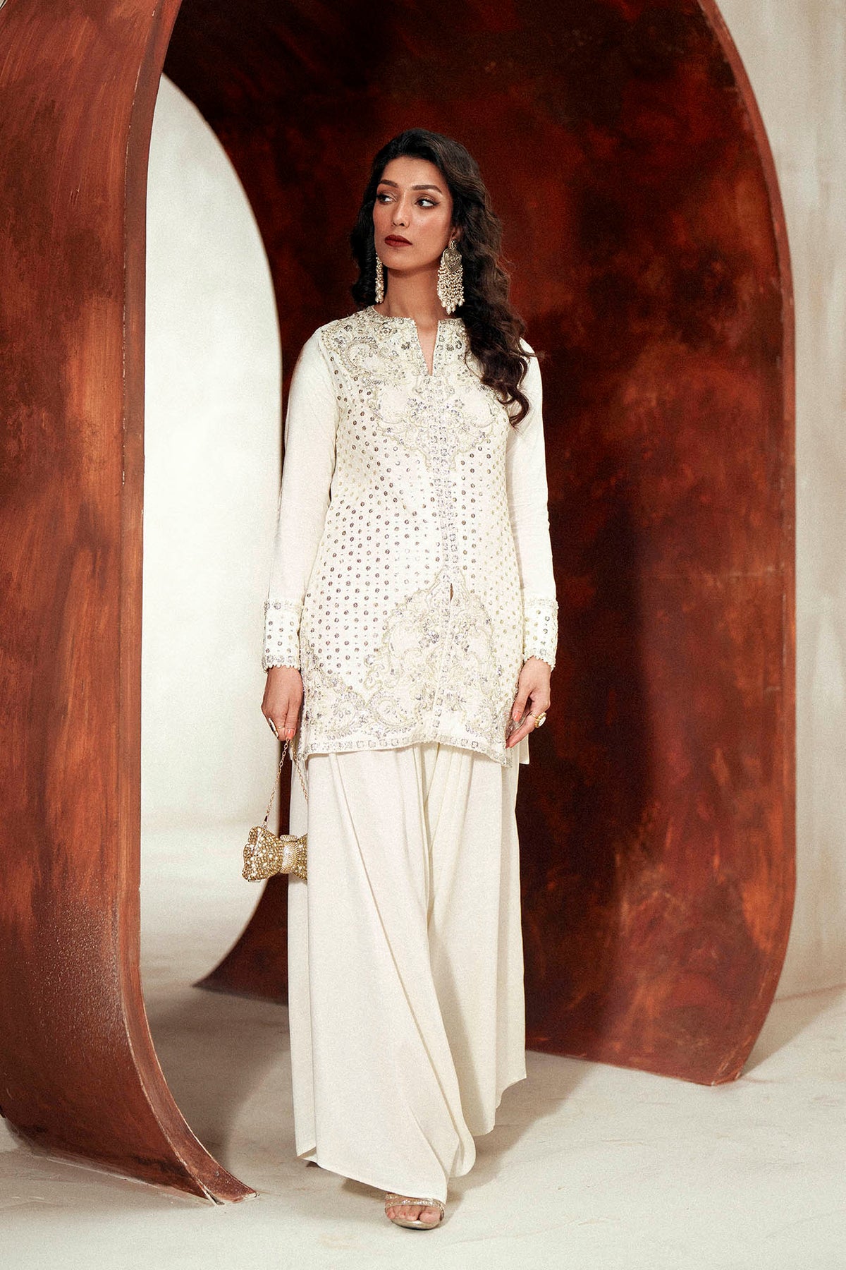 EMBROIDERED SUIT (E1102/104/002)