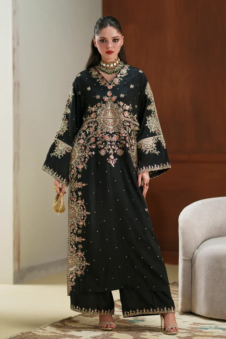 Ethnc – Black Silk Formal E1104 Style