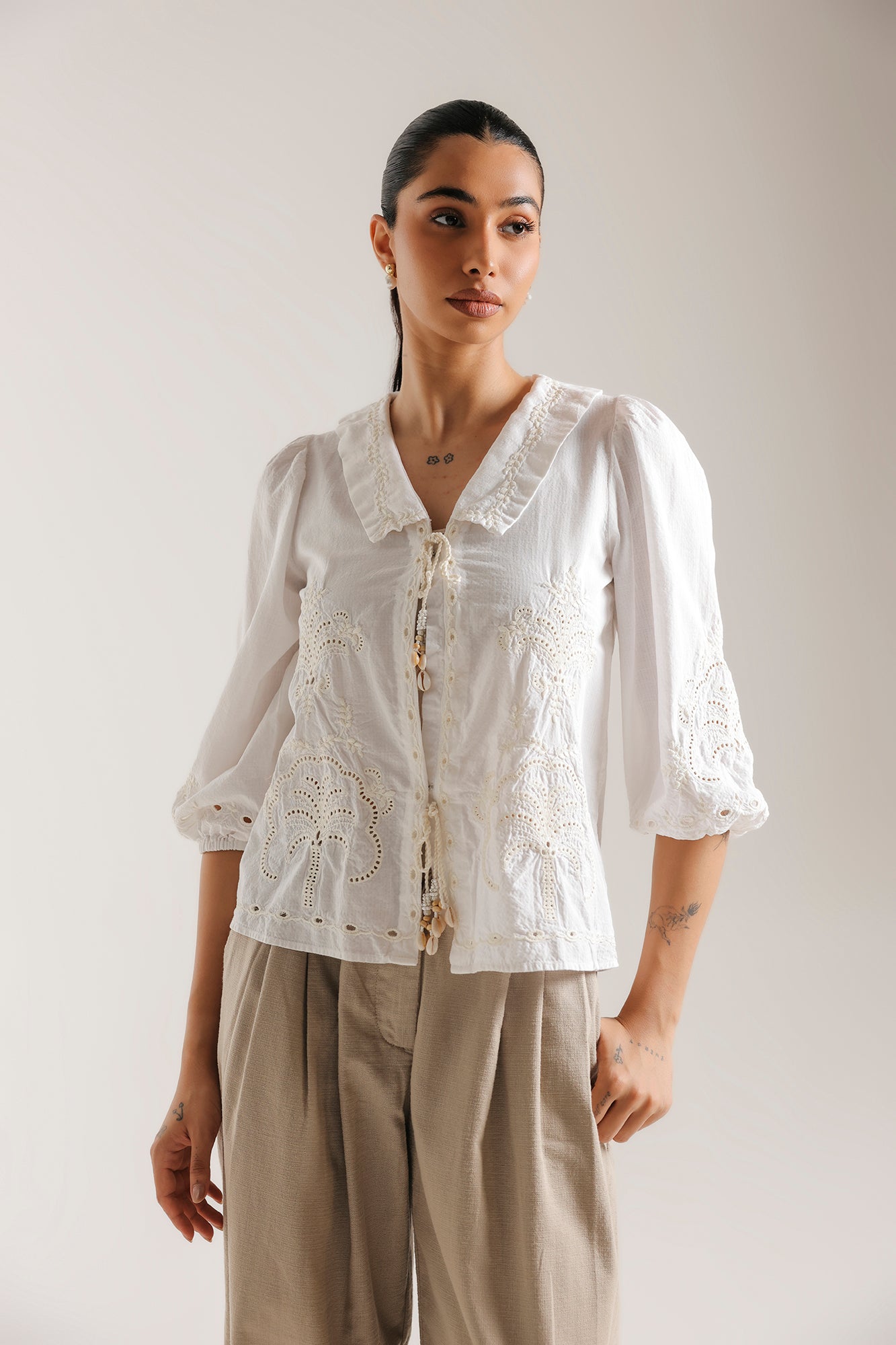 EMBROIDERED SHIRT (E1109/101/002)