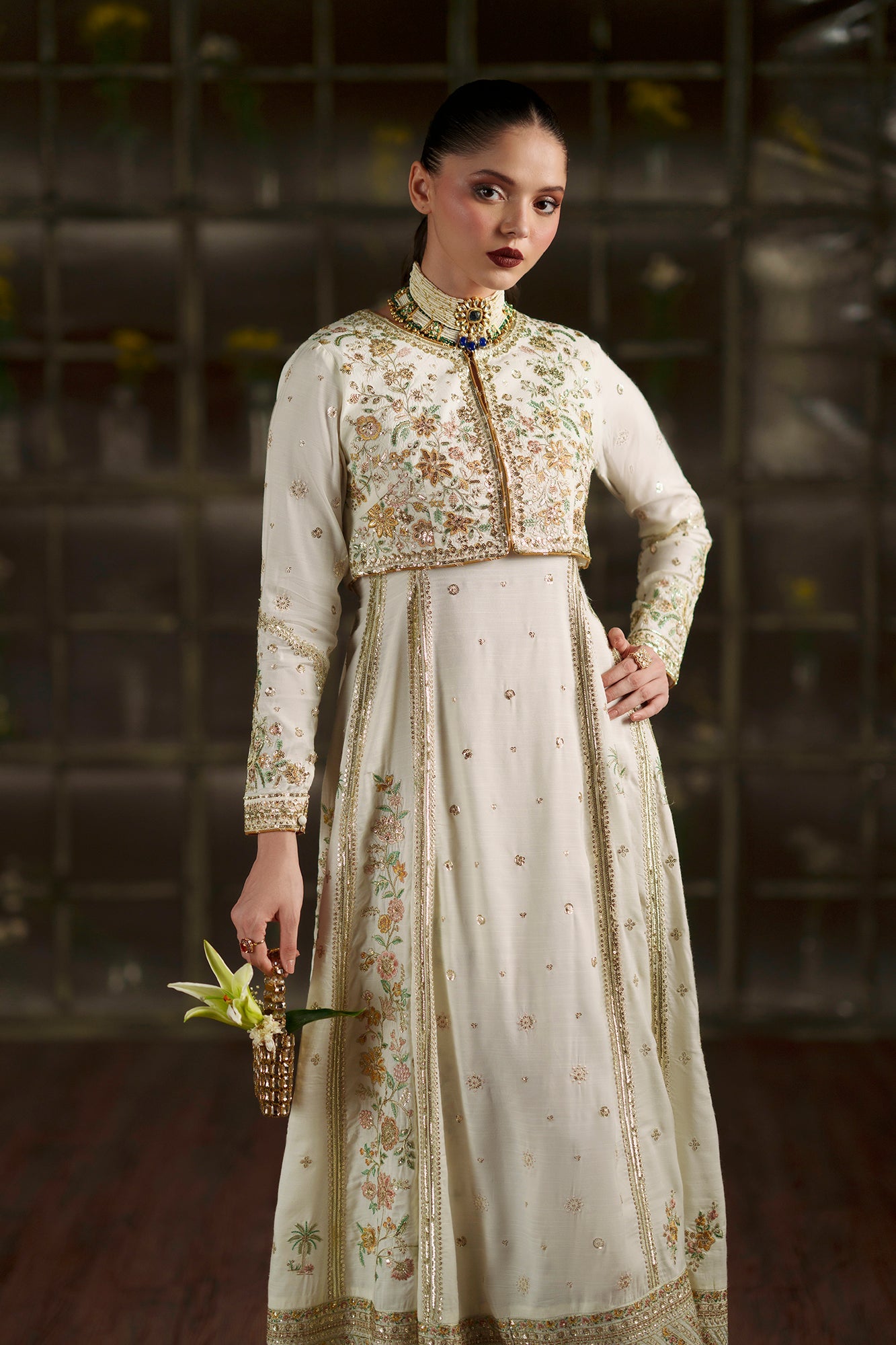 EMBROIDERED DRESS (E1121/104/005)