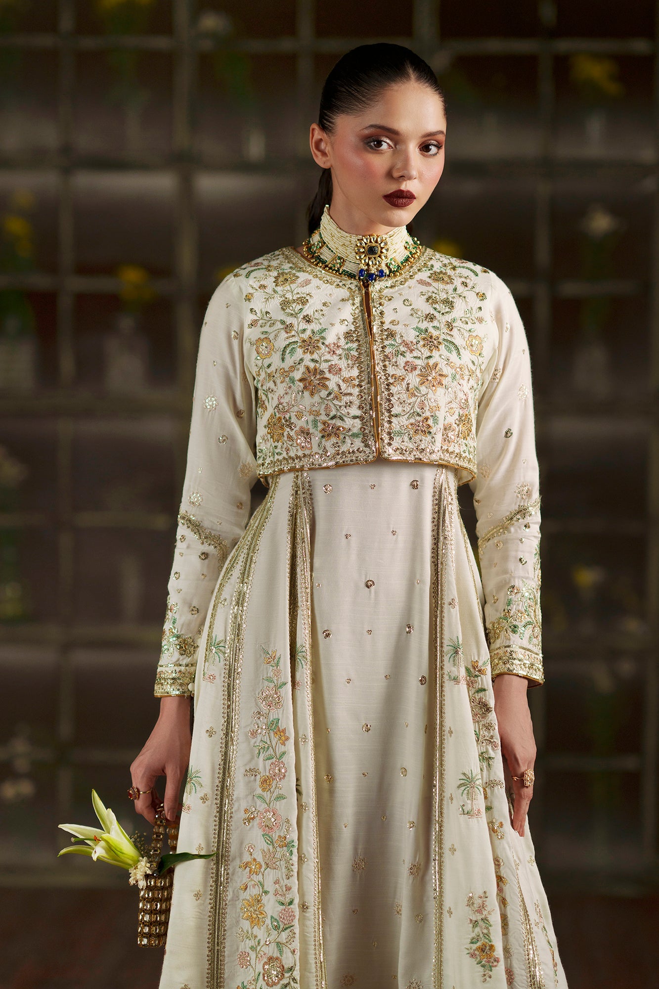 EMBROIDERED DRESS (E1121/104/005)