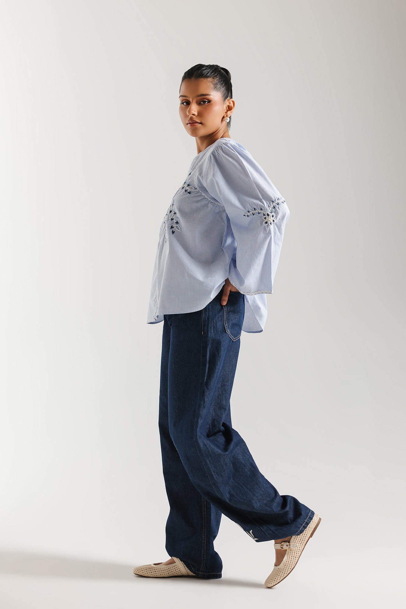 Embroidered Top (E1130/101/003)