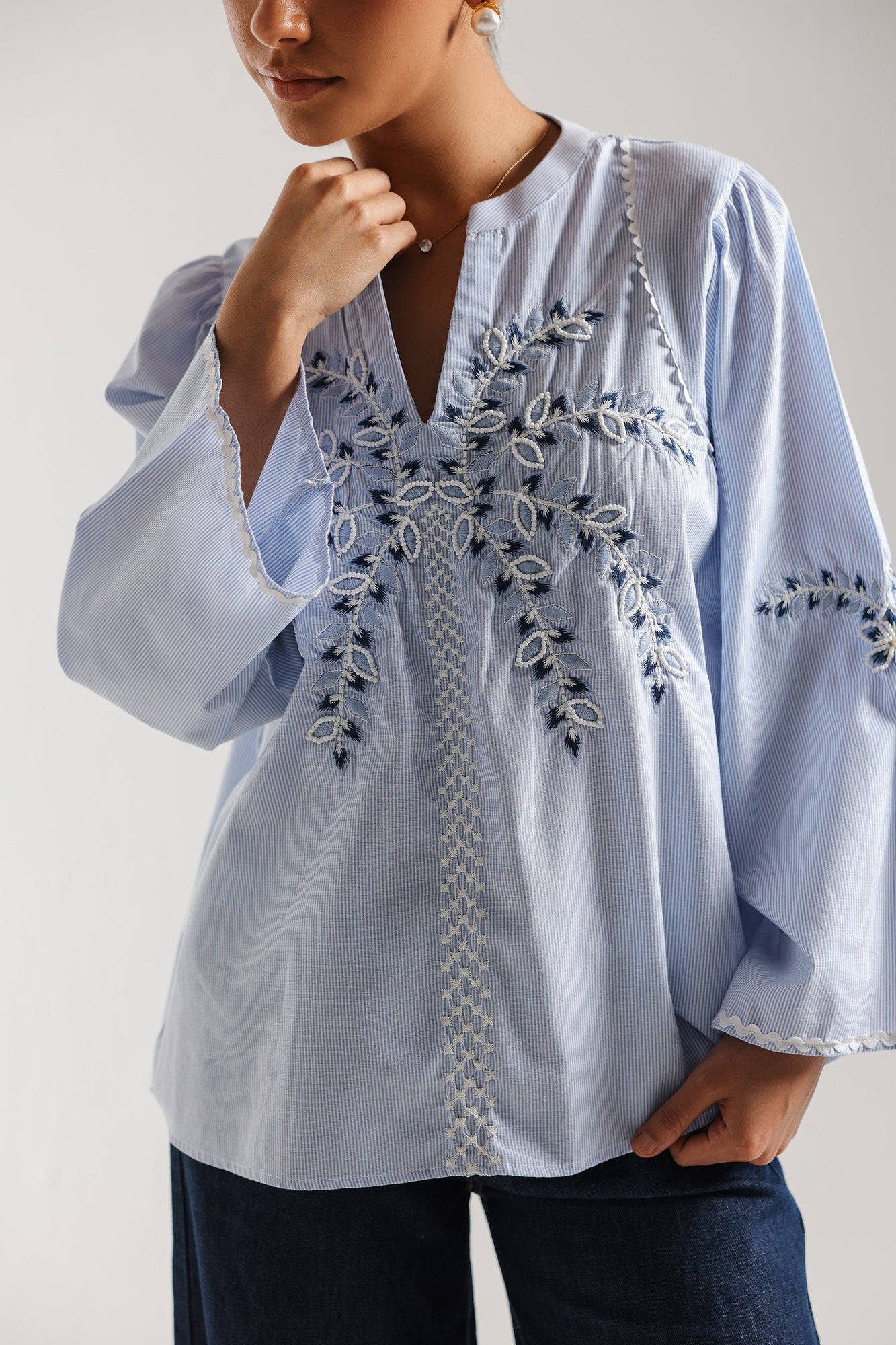Embroidered Top (E1130/101/003)