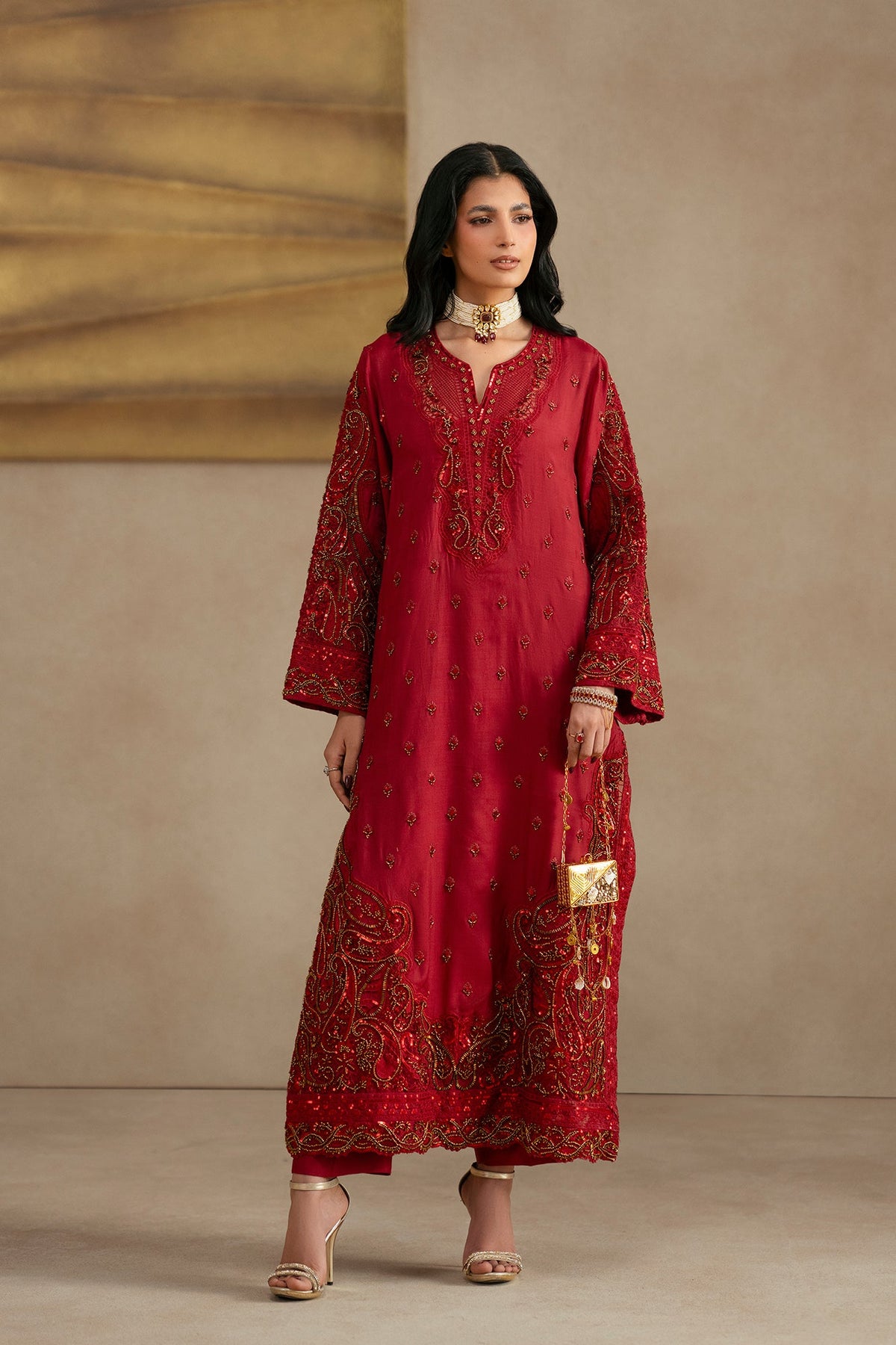 EMBROIDERED SUIT (E1138/104/305)