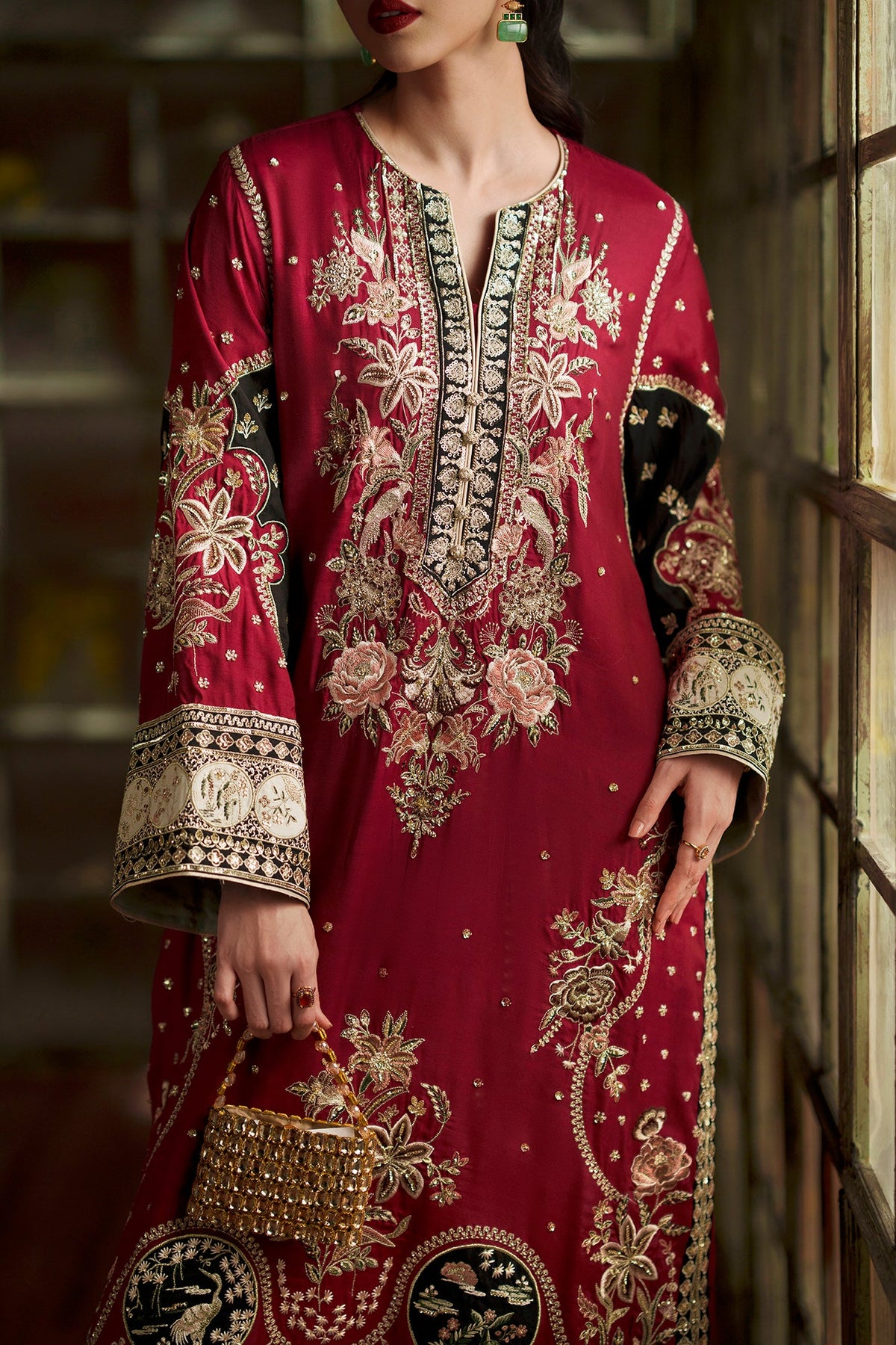 EMBROIDERED KAFTAN (E1149/104/418)