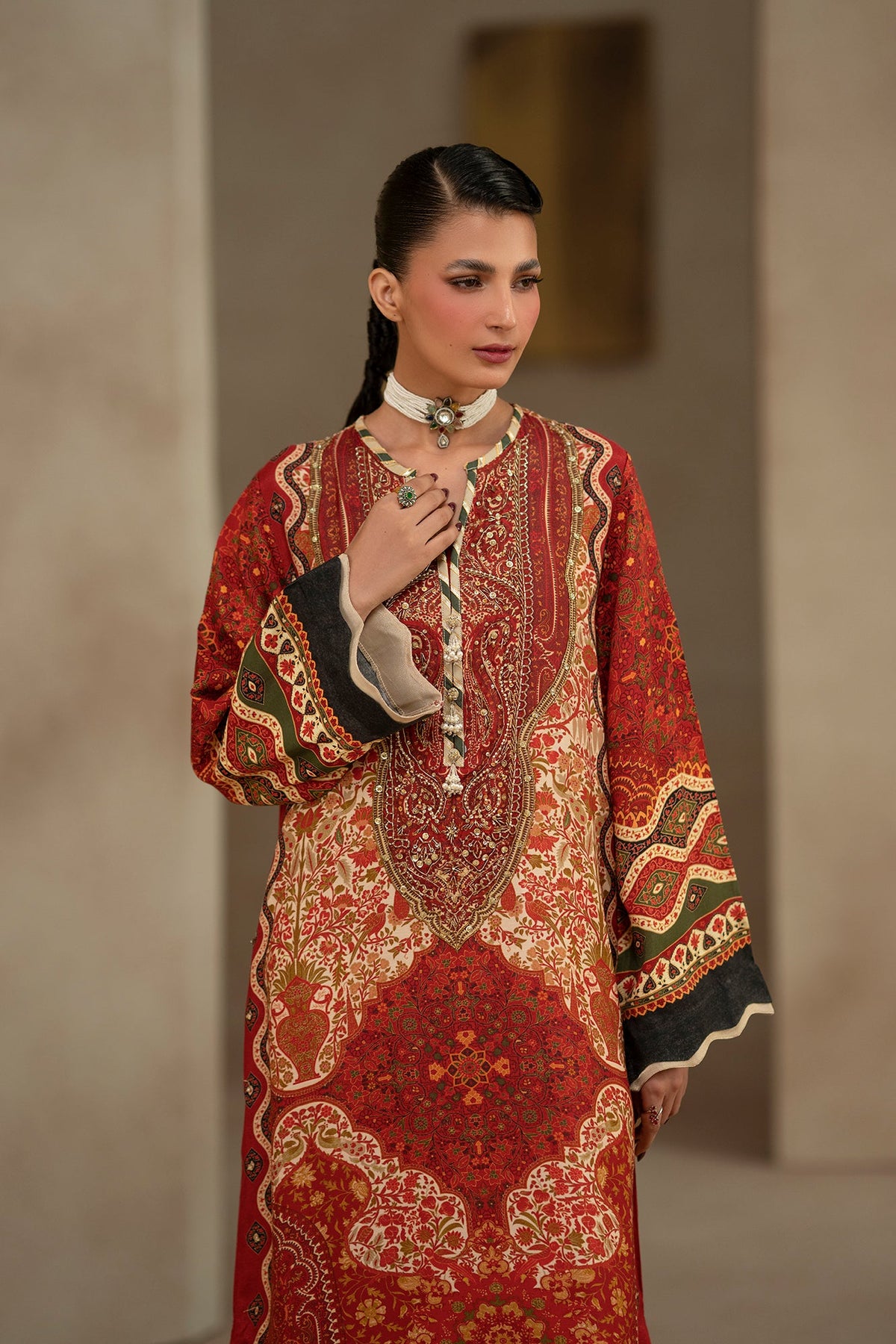 EMBROIDERED DRESS (E1201/104/307)