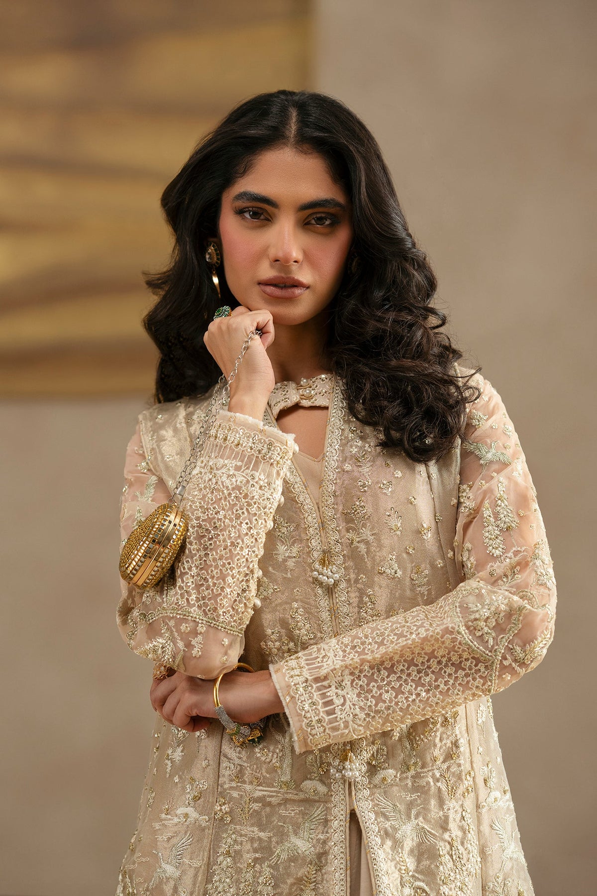 EMBROIDERED SUIT (E1207/104/131)