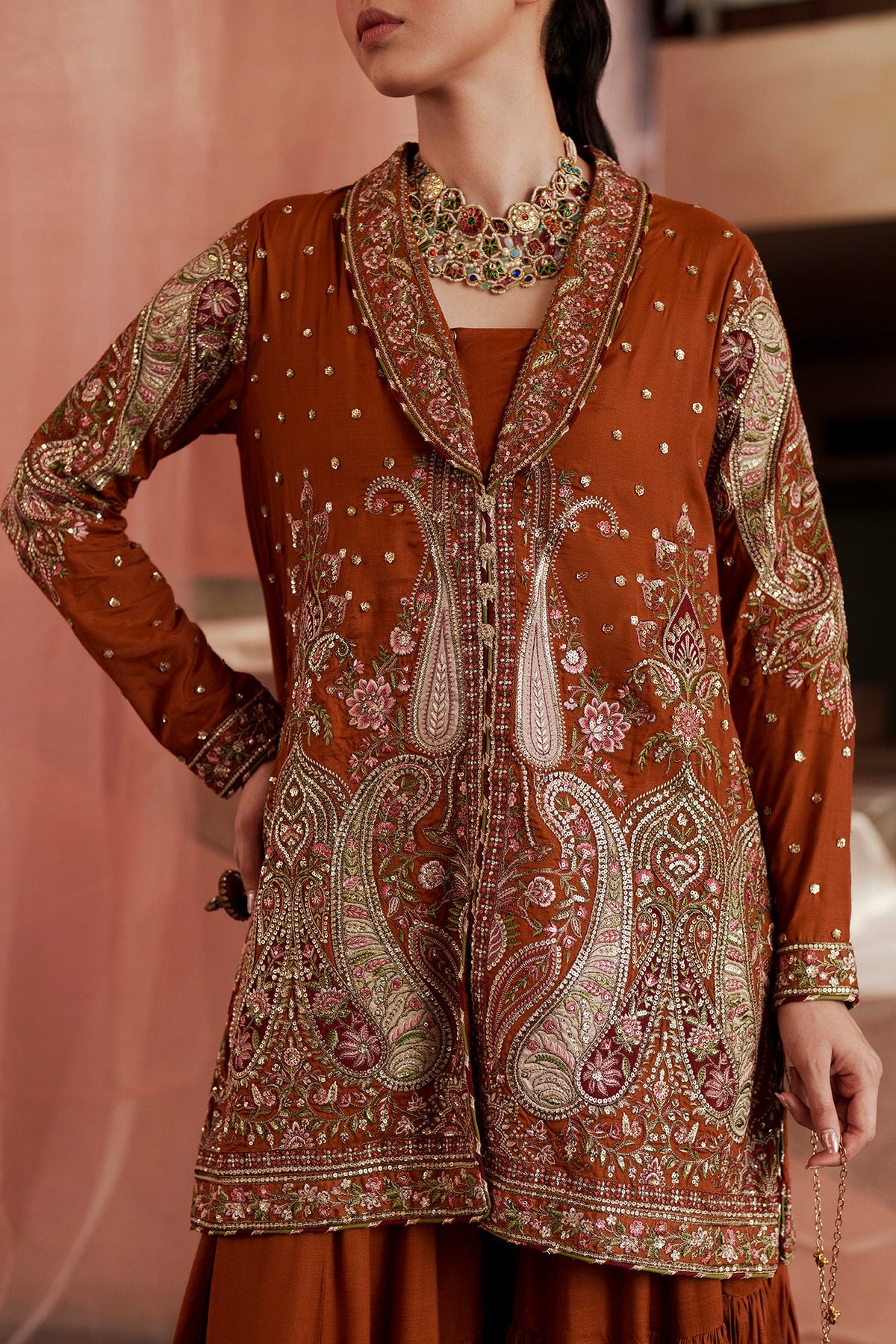 EMBROIDERED SUIT (E1214/104/205)