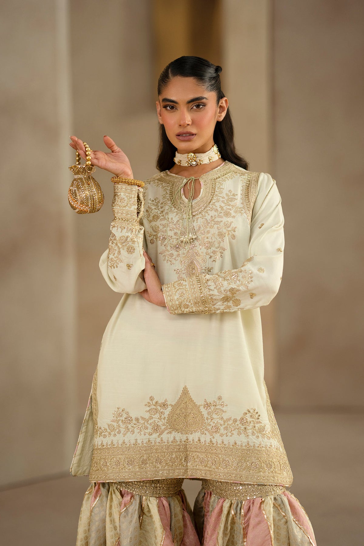 EMBROIDERED SUIT (E1232-104-115)