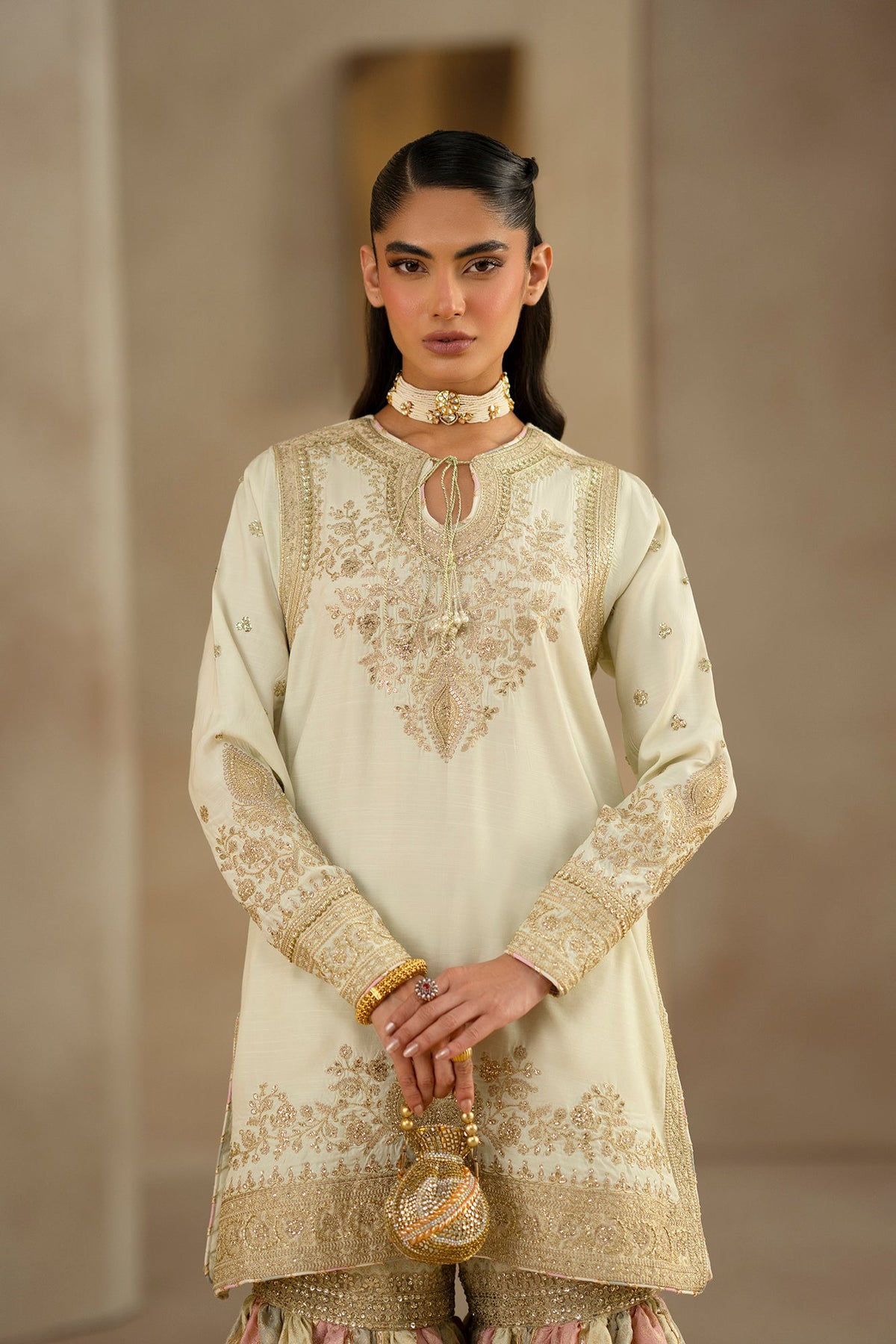 EMBROIDERED SUIT (E1232-104-115)
