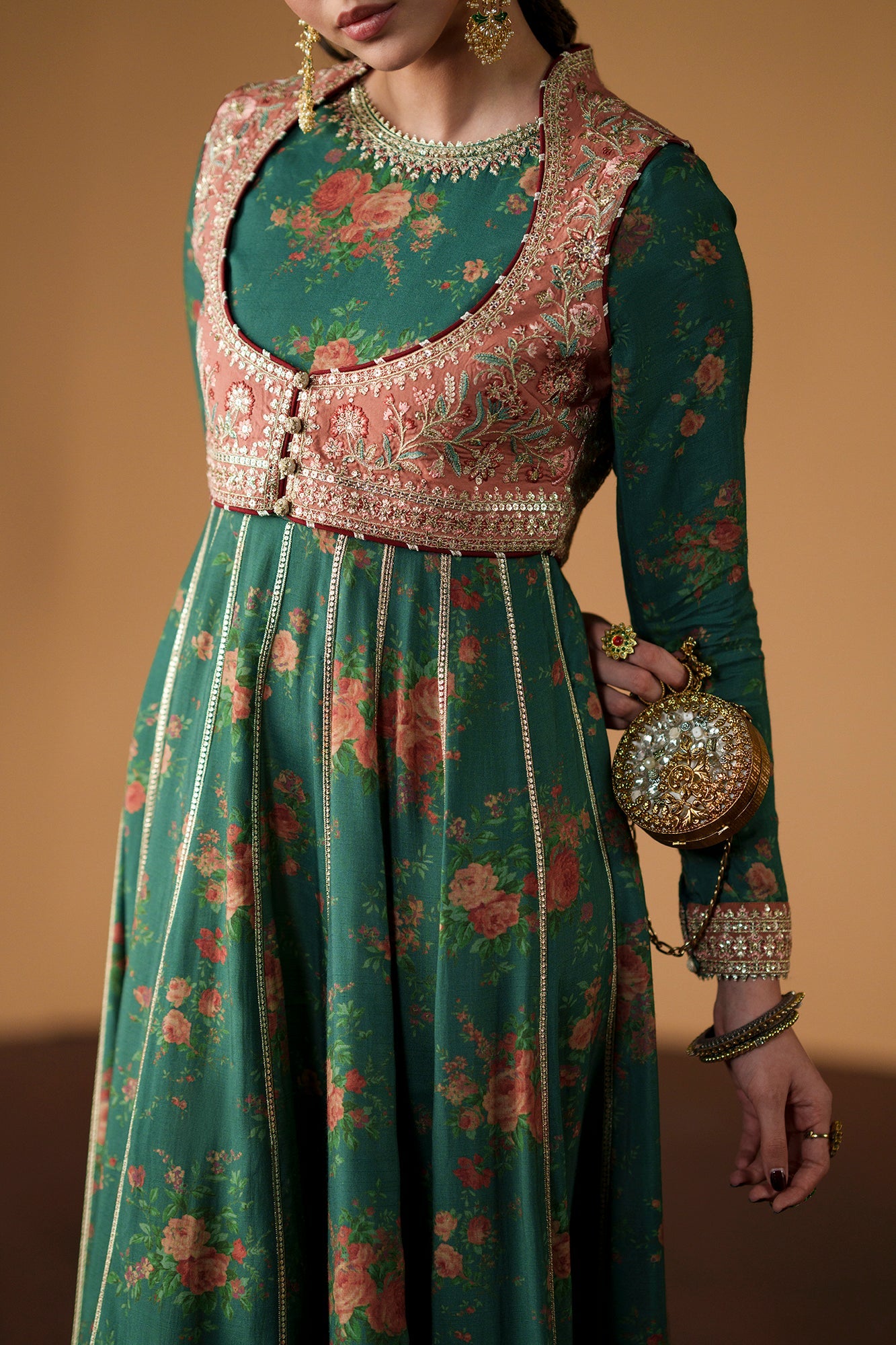 EMBROIDERED PISHWAS (E1236-104-707)