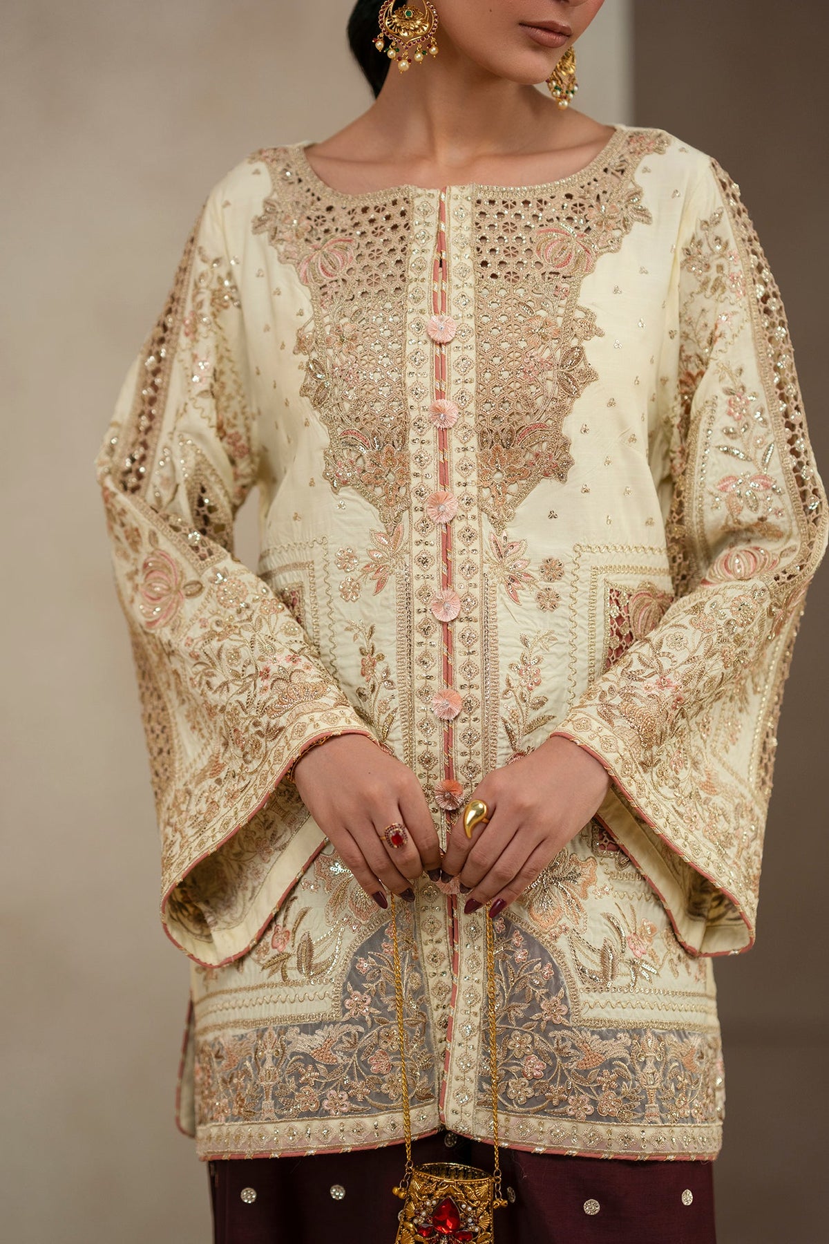 EMBROIDERED SUIT (E1244/104/227)