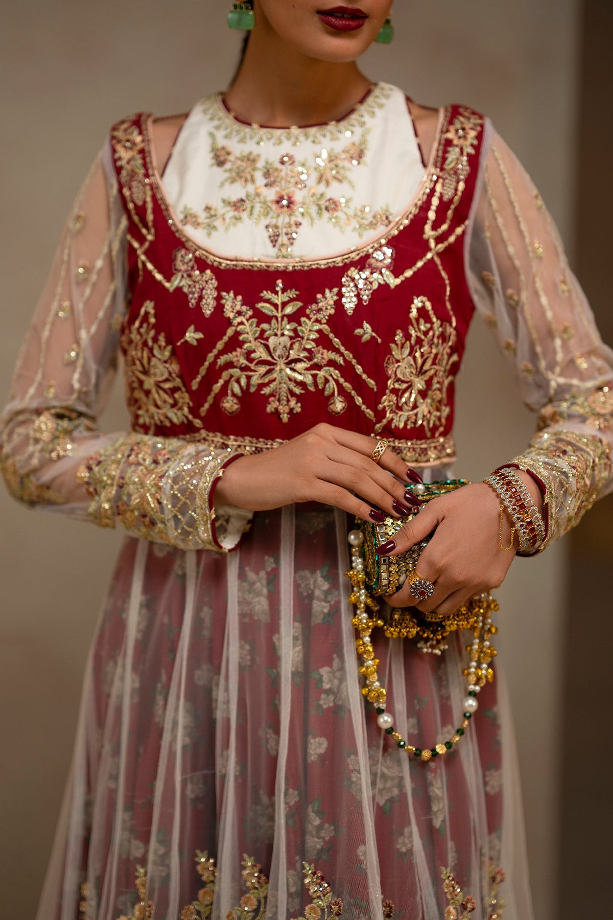 EMBROIDERED SUIT (E1245-104-306)