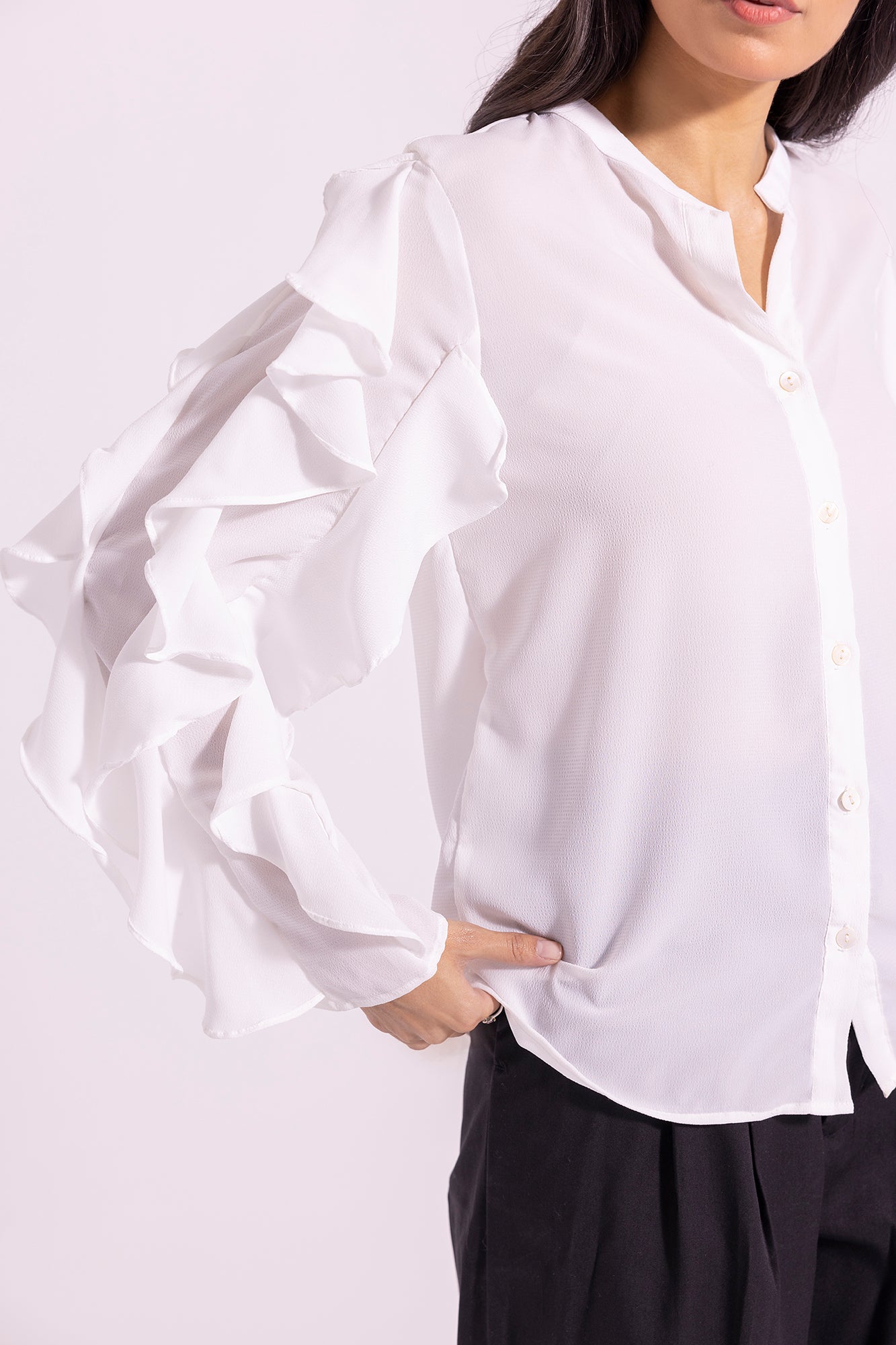 Solid Button Down Shirt (E1247/108/002)