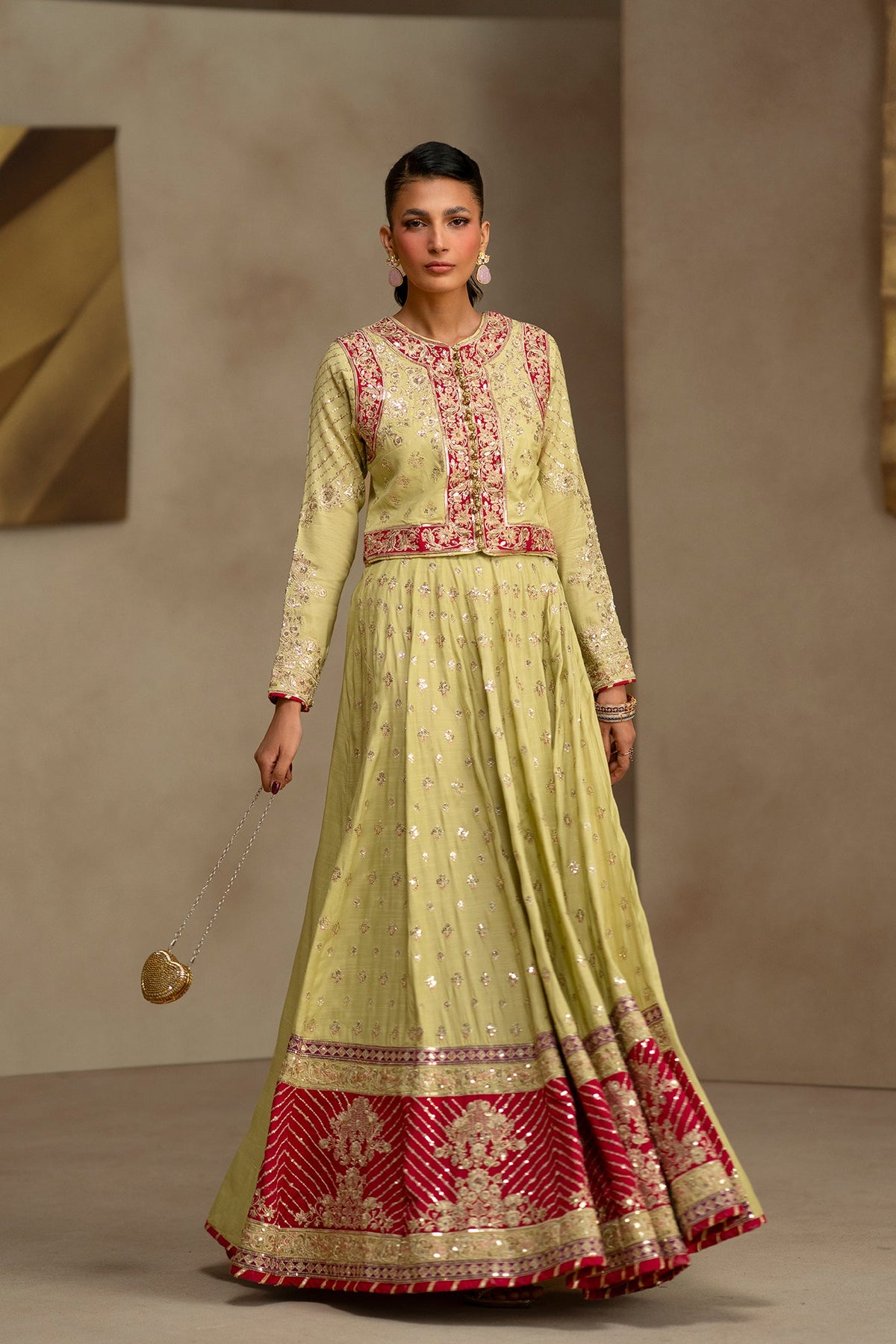 EMBROIDERED SUIT (E1255-104-130)