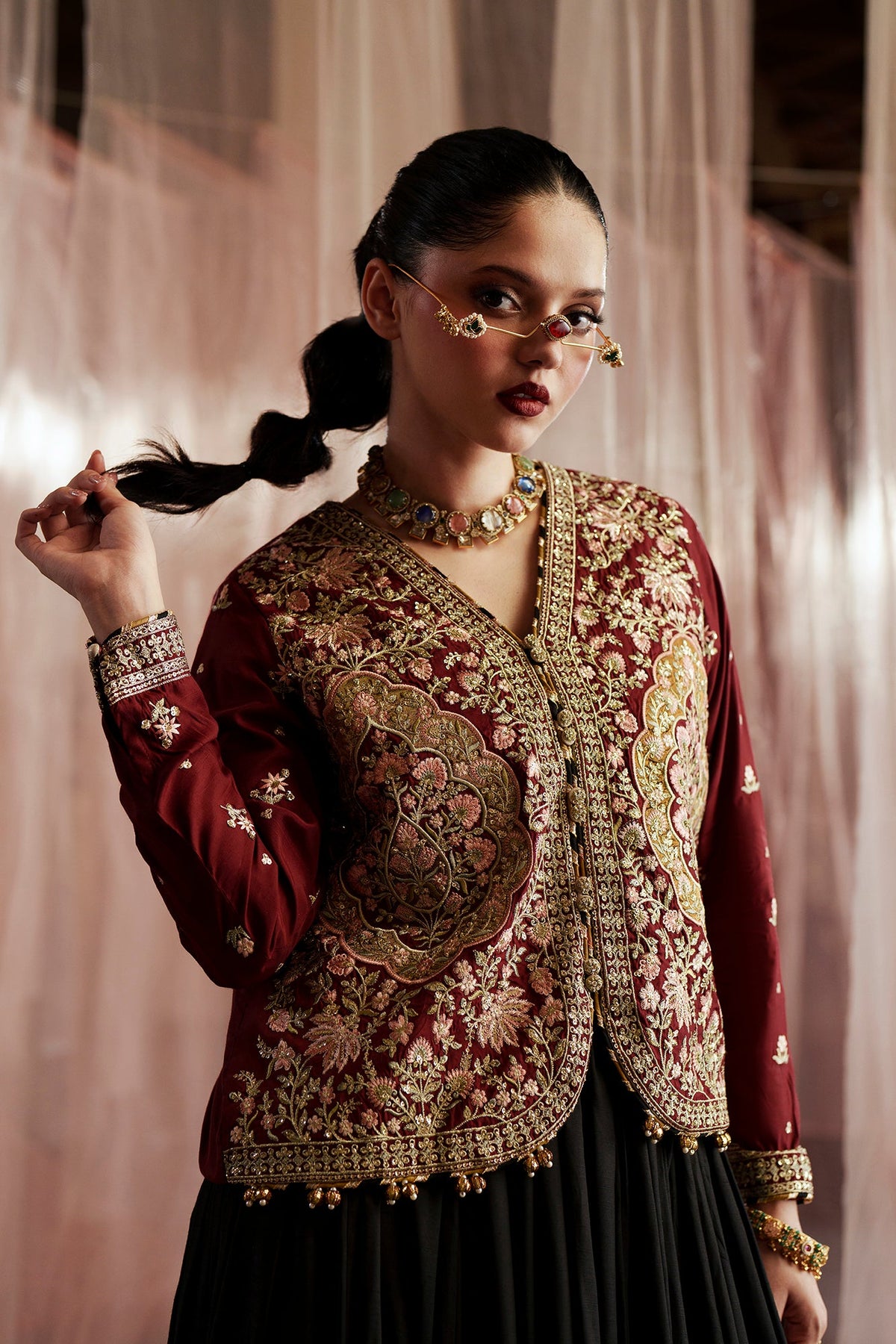 EMBROIDERED SUIT (E1270-104-306)