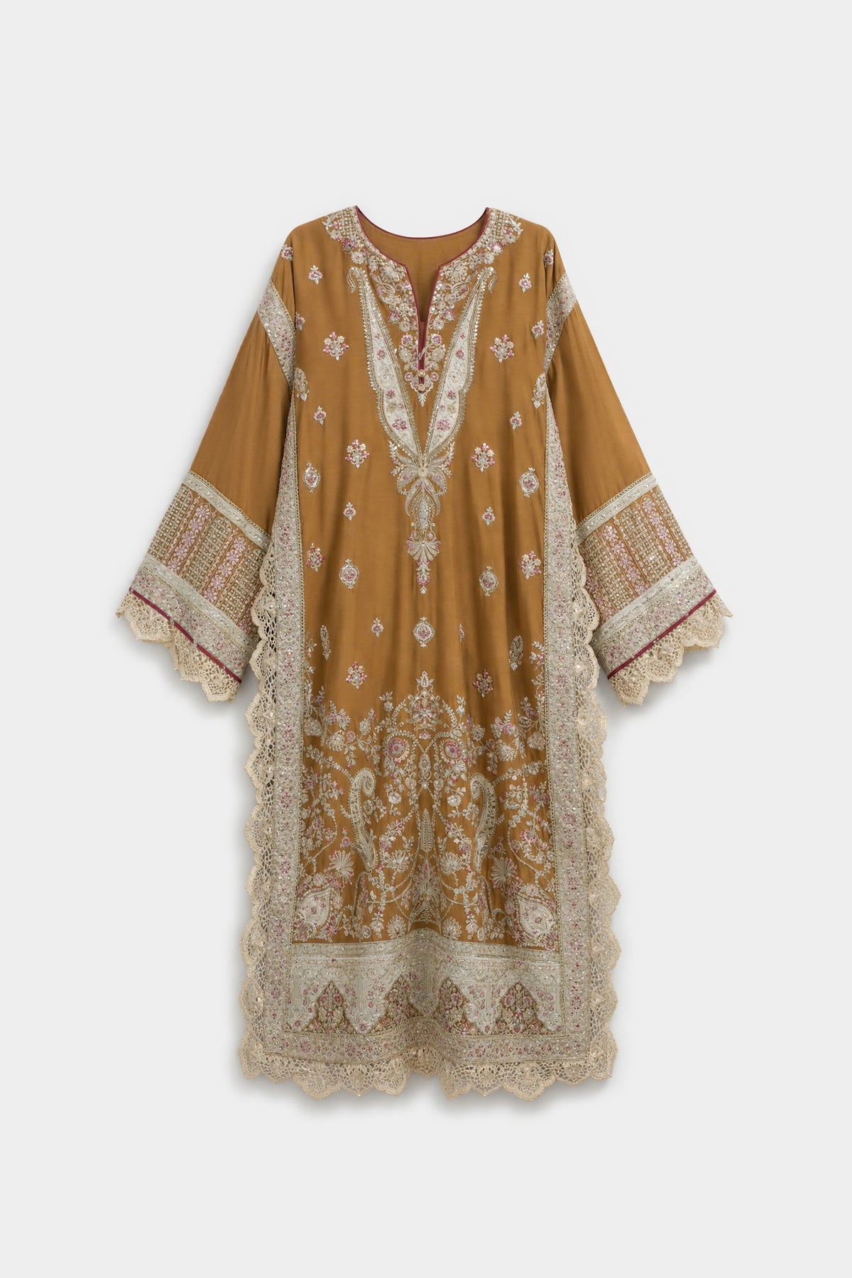 EMBROIDERED KAFTAN (E1275-104-114)
