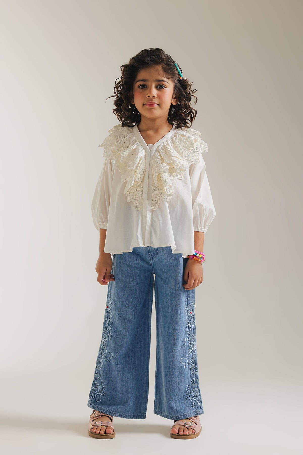 EMBROIDERED TOP (E1498/401/001)