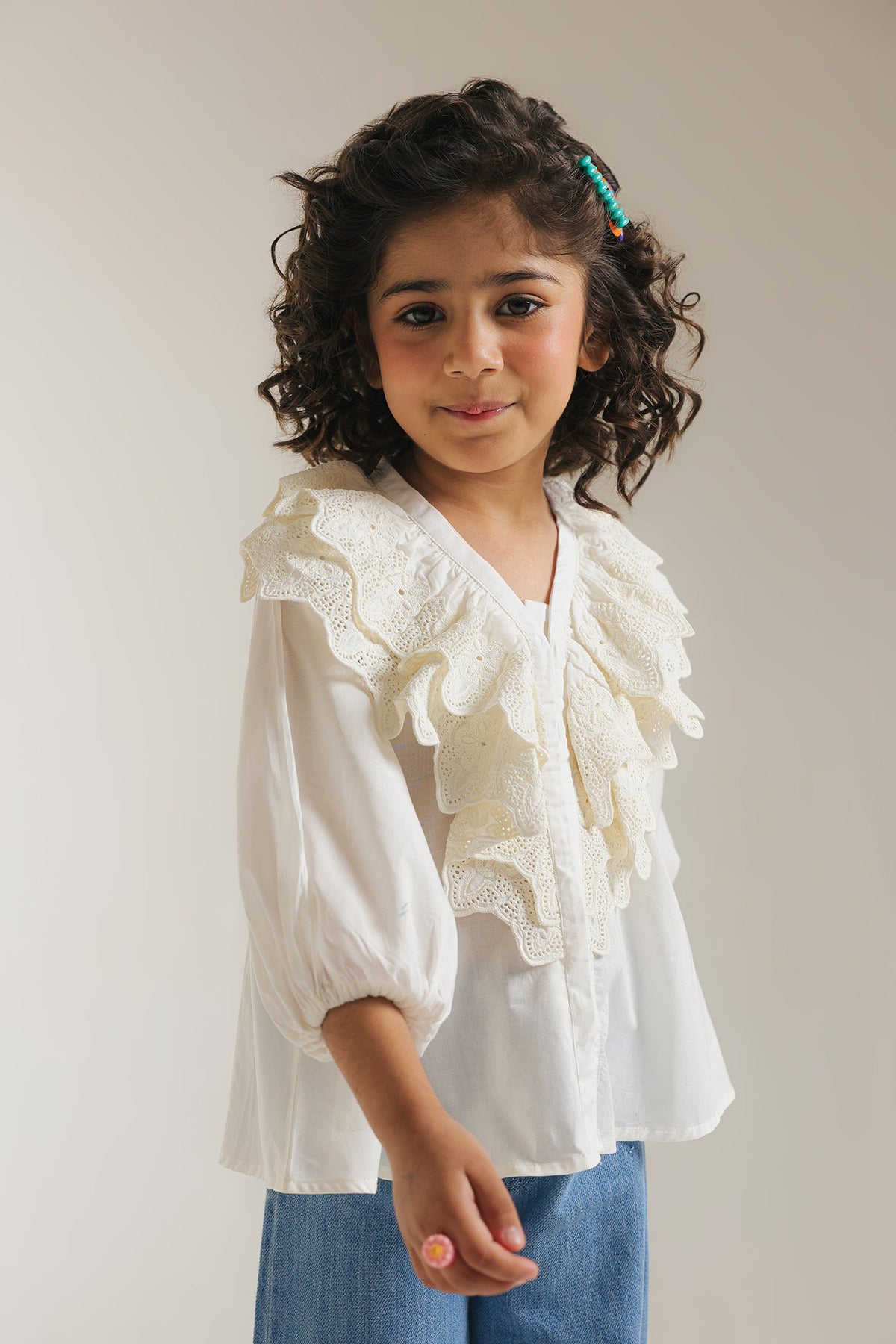EMBROIDERED TOP (E1498/401/001)