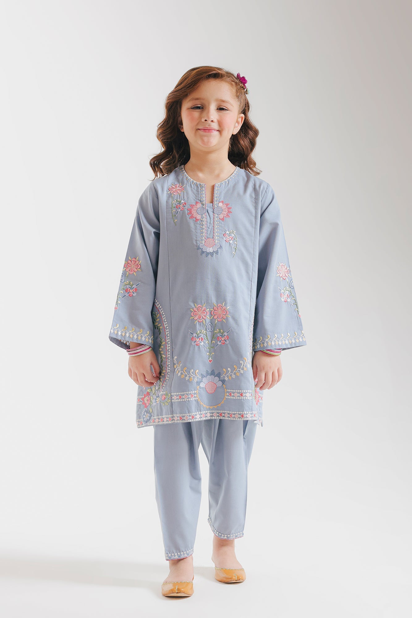 Embroidered Suit (E1505/402/615 E1505/302/615)