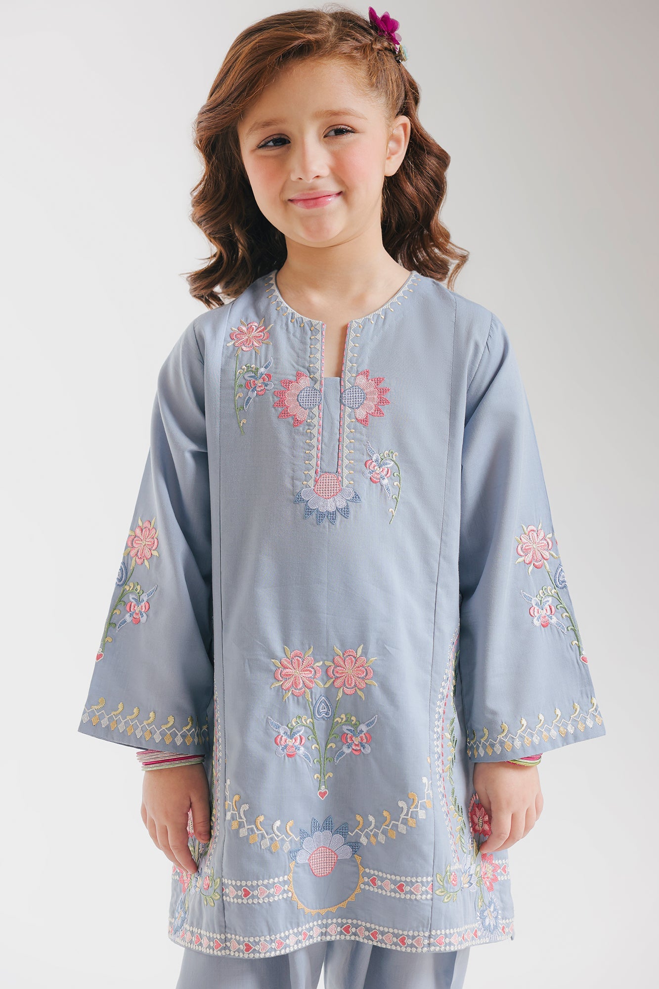 Embroidered Suit (E1505/402/615 E1505/302/615)