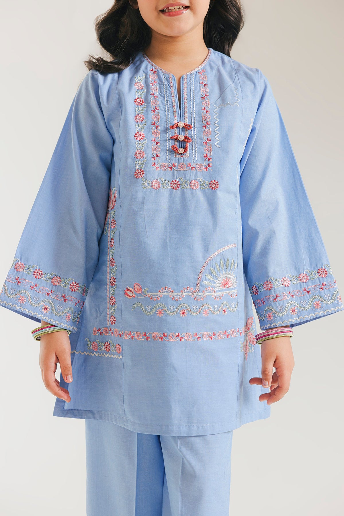 EMBROIDERED SUIT (E1508/402/633 E1508/302/633)