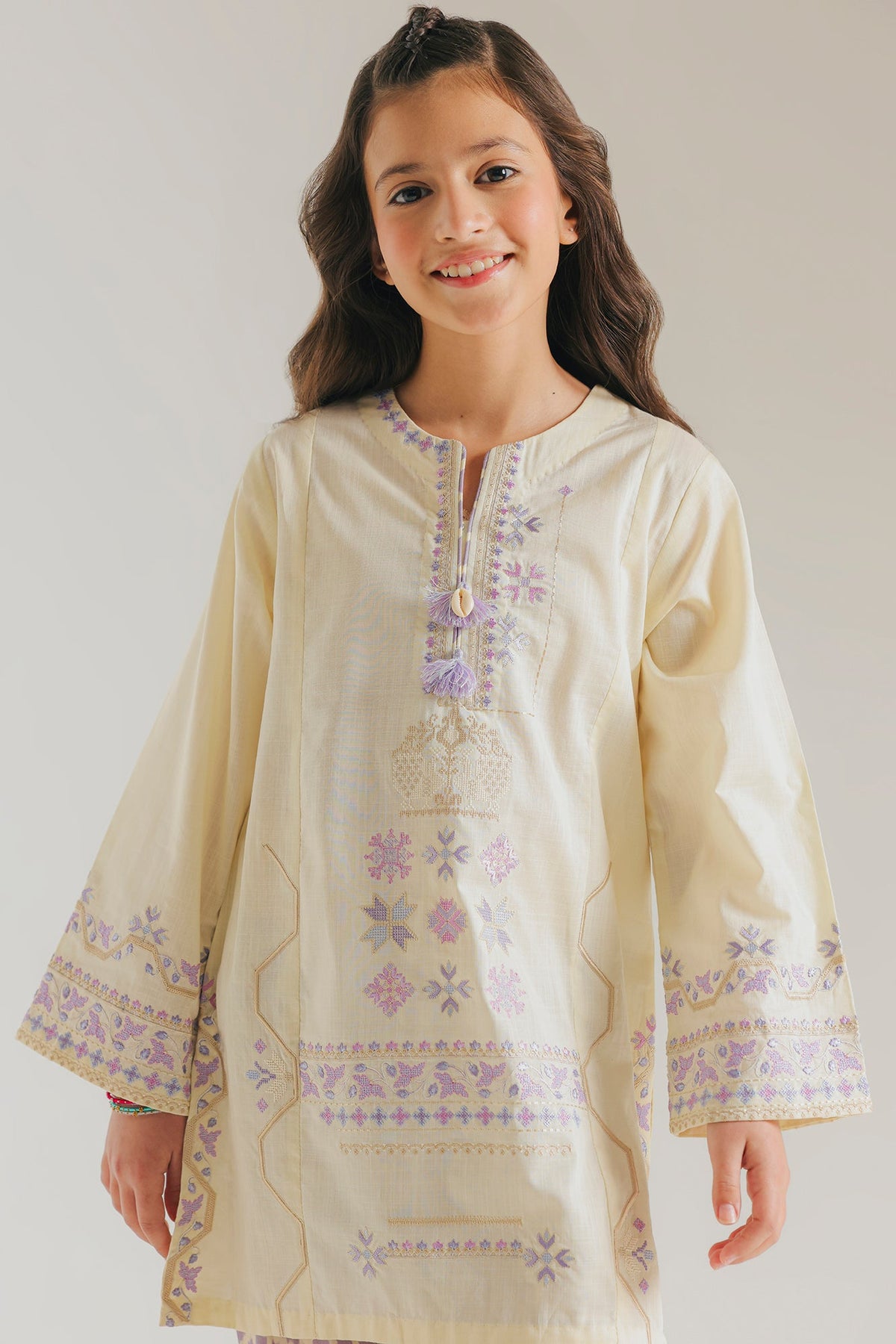 EMBROIDERED SUIT (E1529/402/003 E1529/302/003)