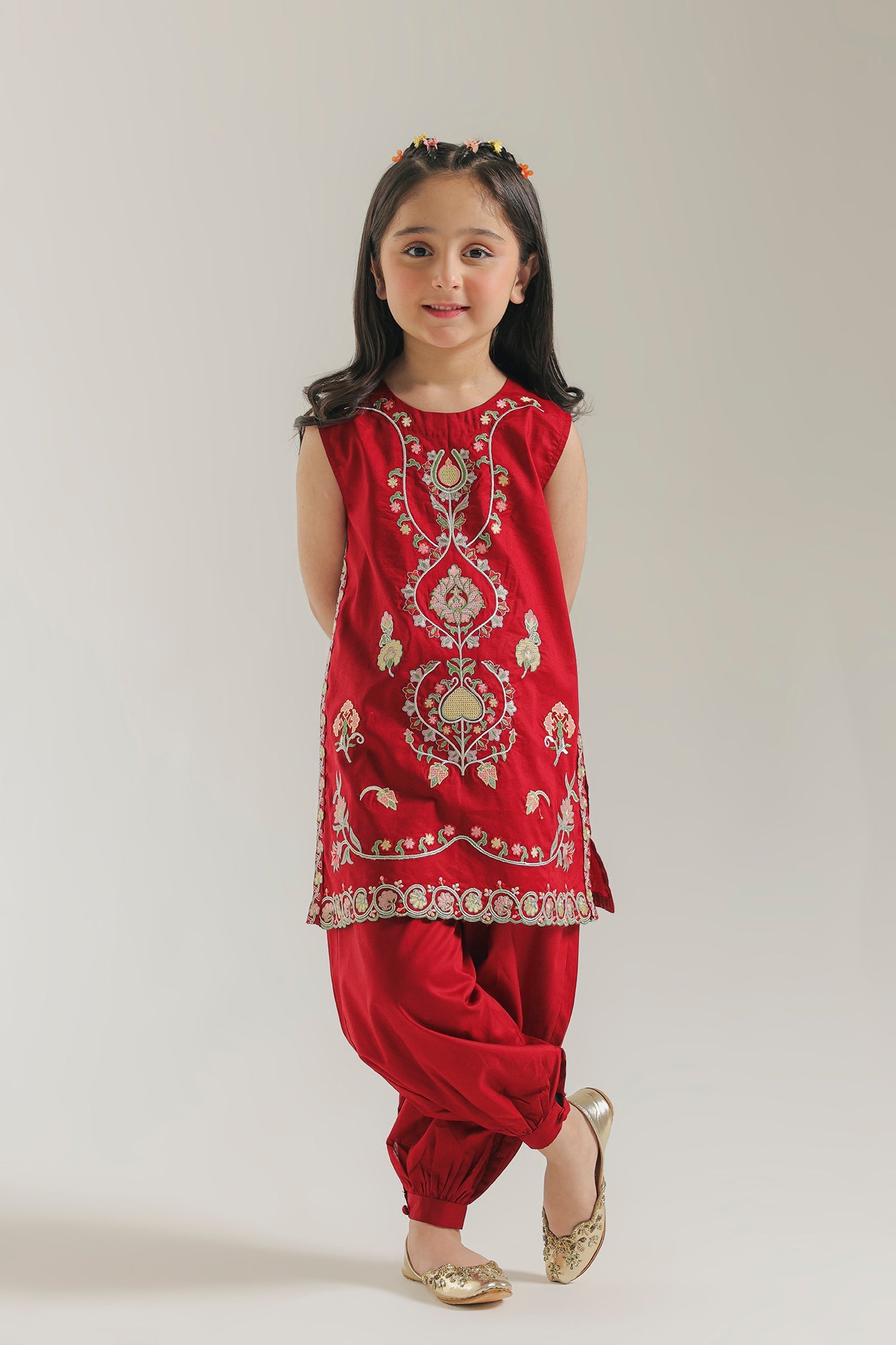 EMBROIDERED SUIT (E1594/402/416 E1594/302/416)