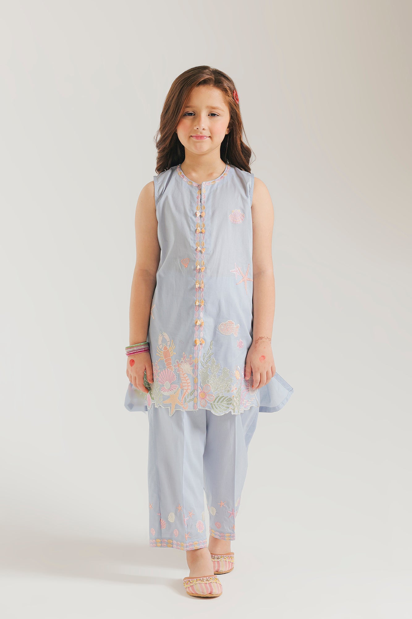 EMBROIDERED SUIT (E1592/402/635 E1592/302/635)