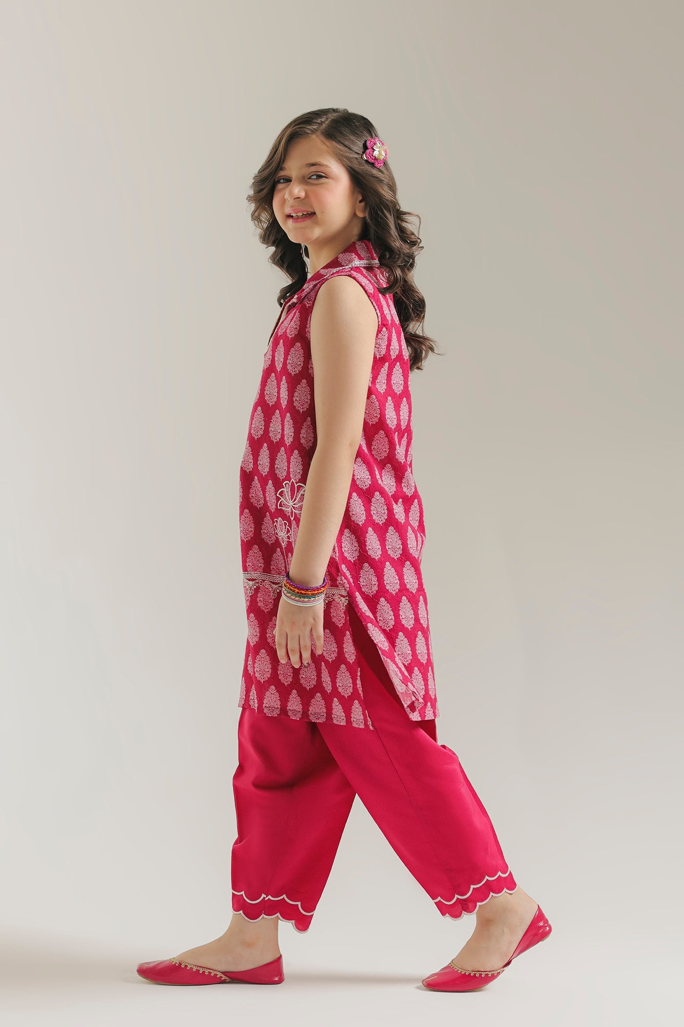 EMBROIDERED SUIT (E1598/402/416 E1598/302/416)