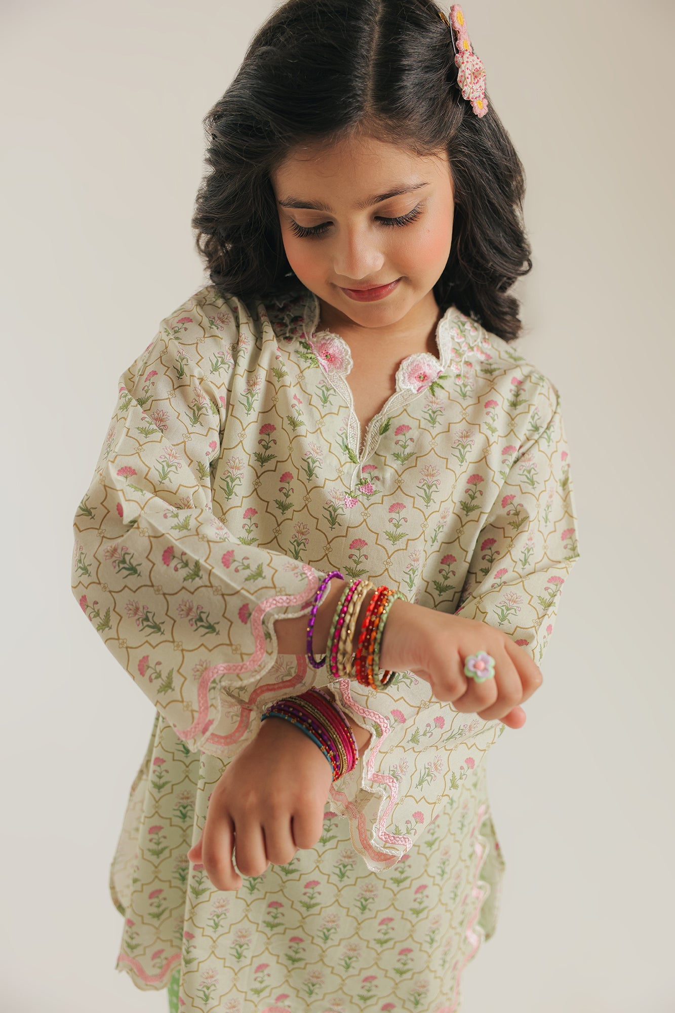 EMBROIDERED SUIT (E1603/402/006 E1603/302/006)