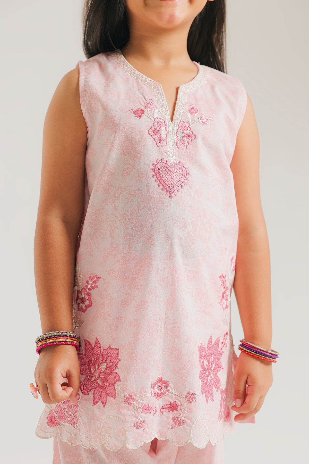 EMBROIDERED SUIT (E1614/402/329 E1614/302/329)