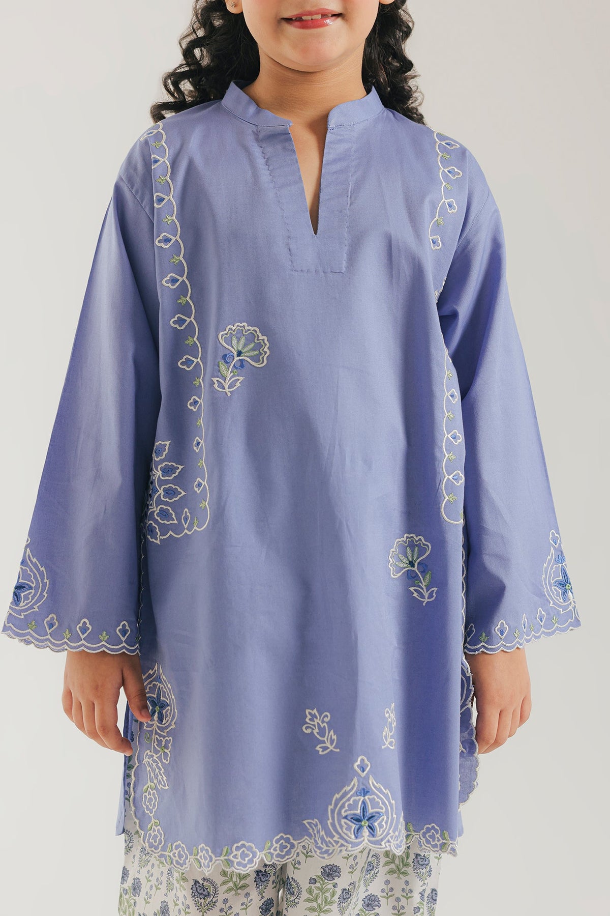 EMBROIDERED SUIT (E1624/402/630 E1624/302/630)